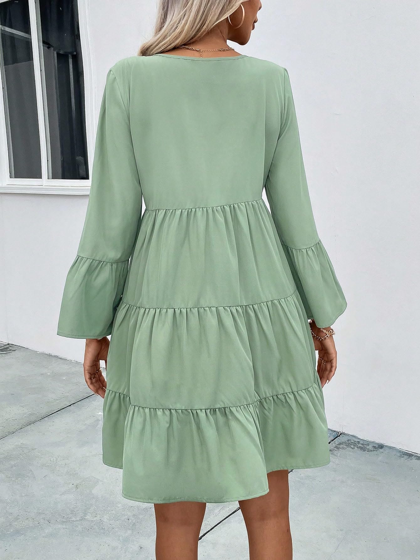 slim fit dress slacks Minty Cool Blossom Dress– Teuta Matoshi
