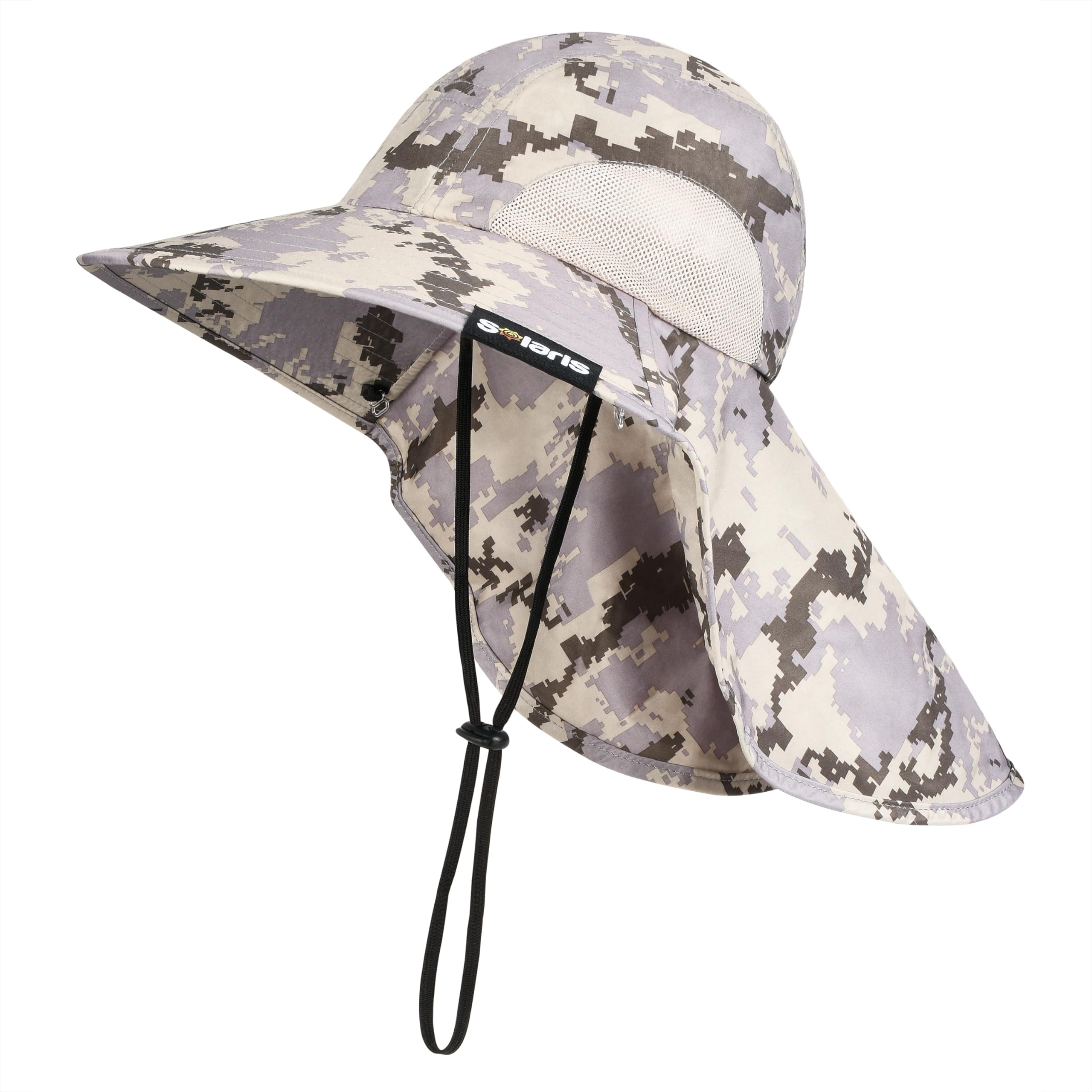 Sun Hat with Neck Flap, UPF 50 Sun Protection Lightweight Sun Cap for Men Women, Wide Brim Hat for Fishing Hiking