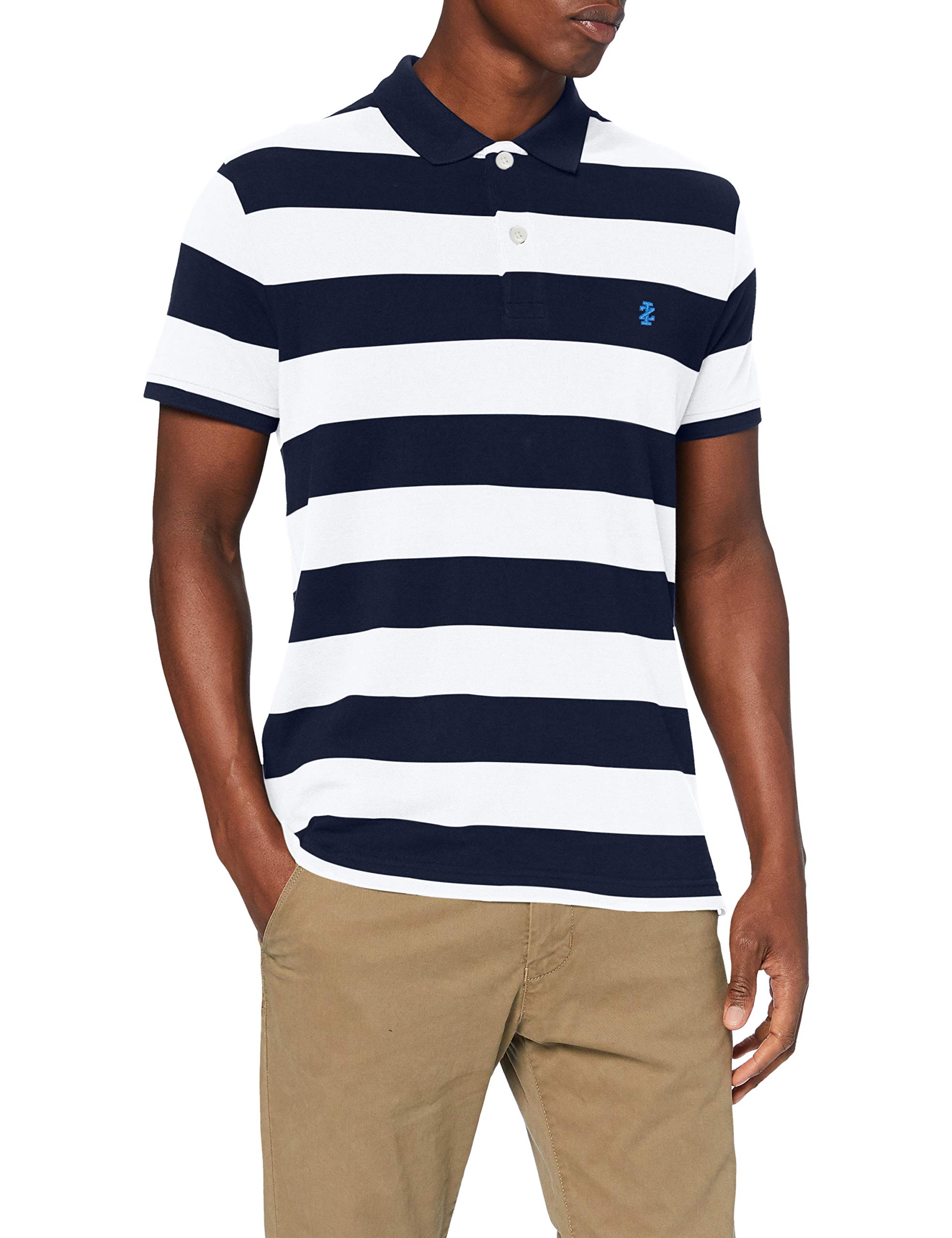 Izod Men's 2 COLOR STRIPE PIQUE PP POLO Polo Shirt