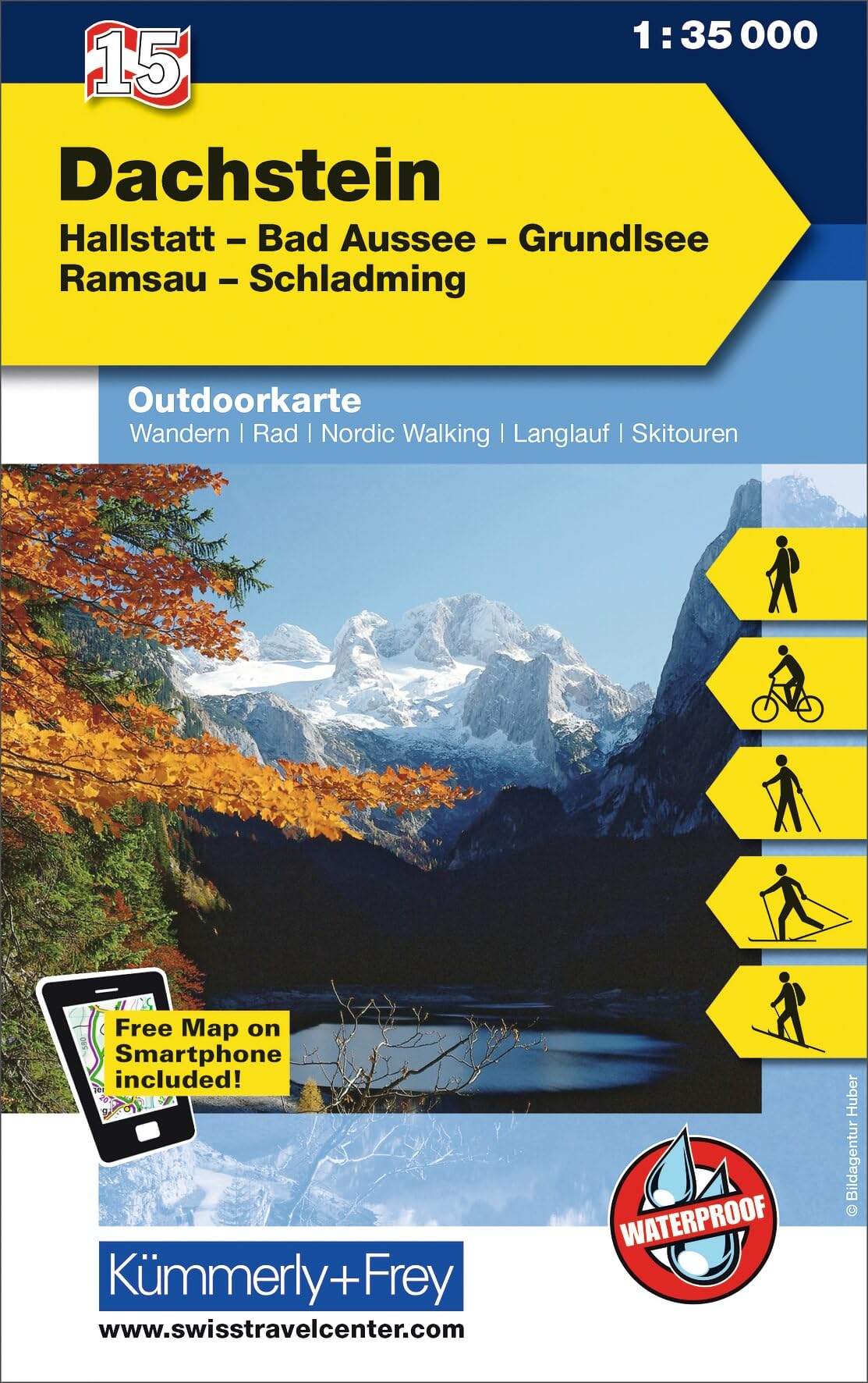 Kümmerly+Frey Outdoorkarte Österreich 15 Dachstein 1:35.000: Mit Hallstatt, Bad Ausee, Grundlsee, Ramsau und Schladming. Touren für Wanderer, Biker und mehr! Free Download