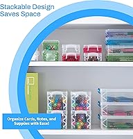 Vista 5 de Advantus Super Stacker índice Box, El color puede variar