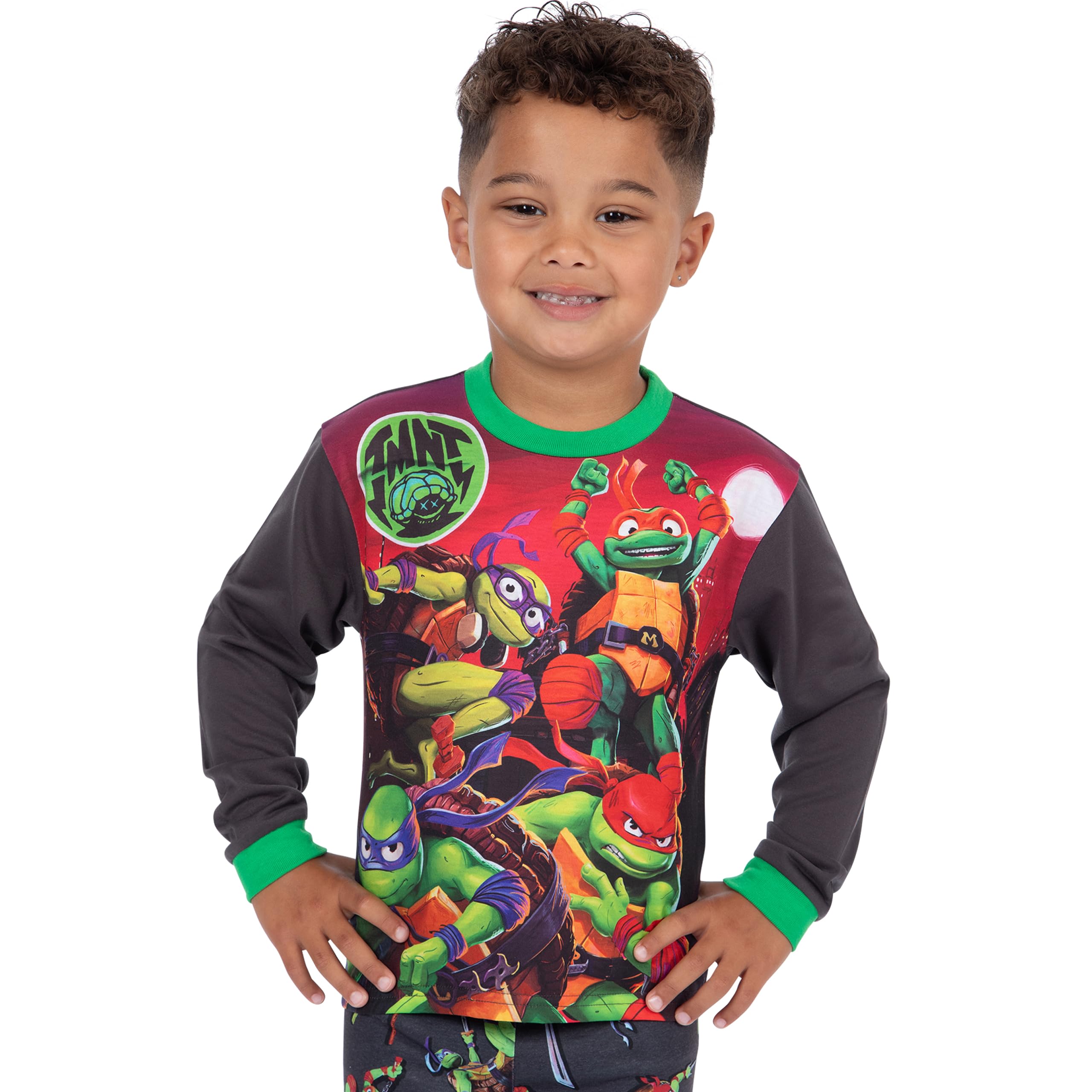Teenage Mutant Ninja Turtles Pyjama pour garçon Pyjama Tortue Ninja | Vêtements de Nuit pour Enfants 5 Et 13 Ans