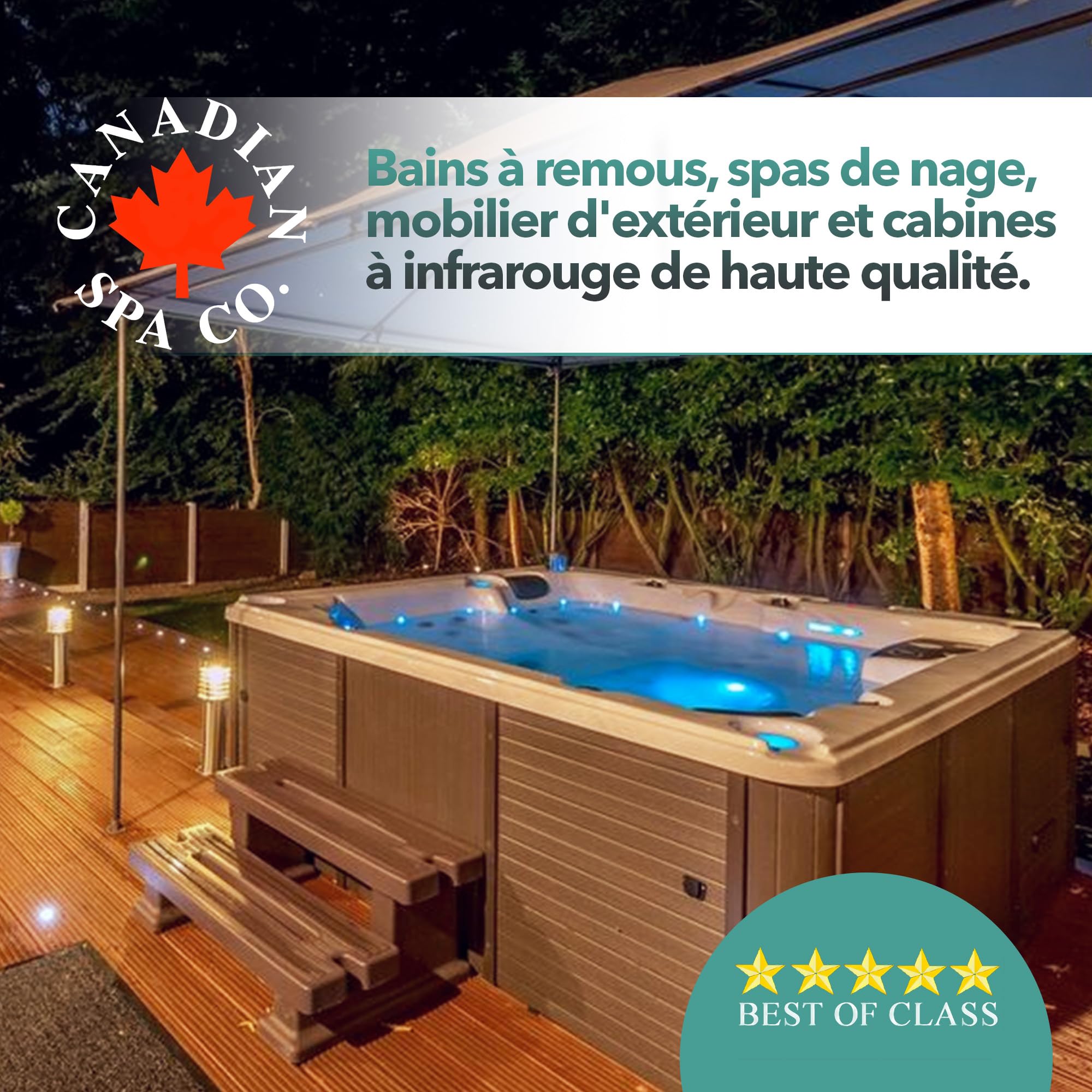 CANADIAN SPA CO. Glacier Silverstream Filtre Hot Tub Protection antimicrobienne Technologie ions d'argent Accessoires Whirl Pool