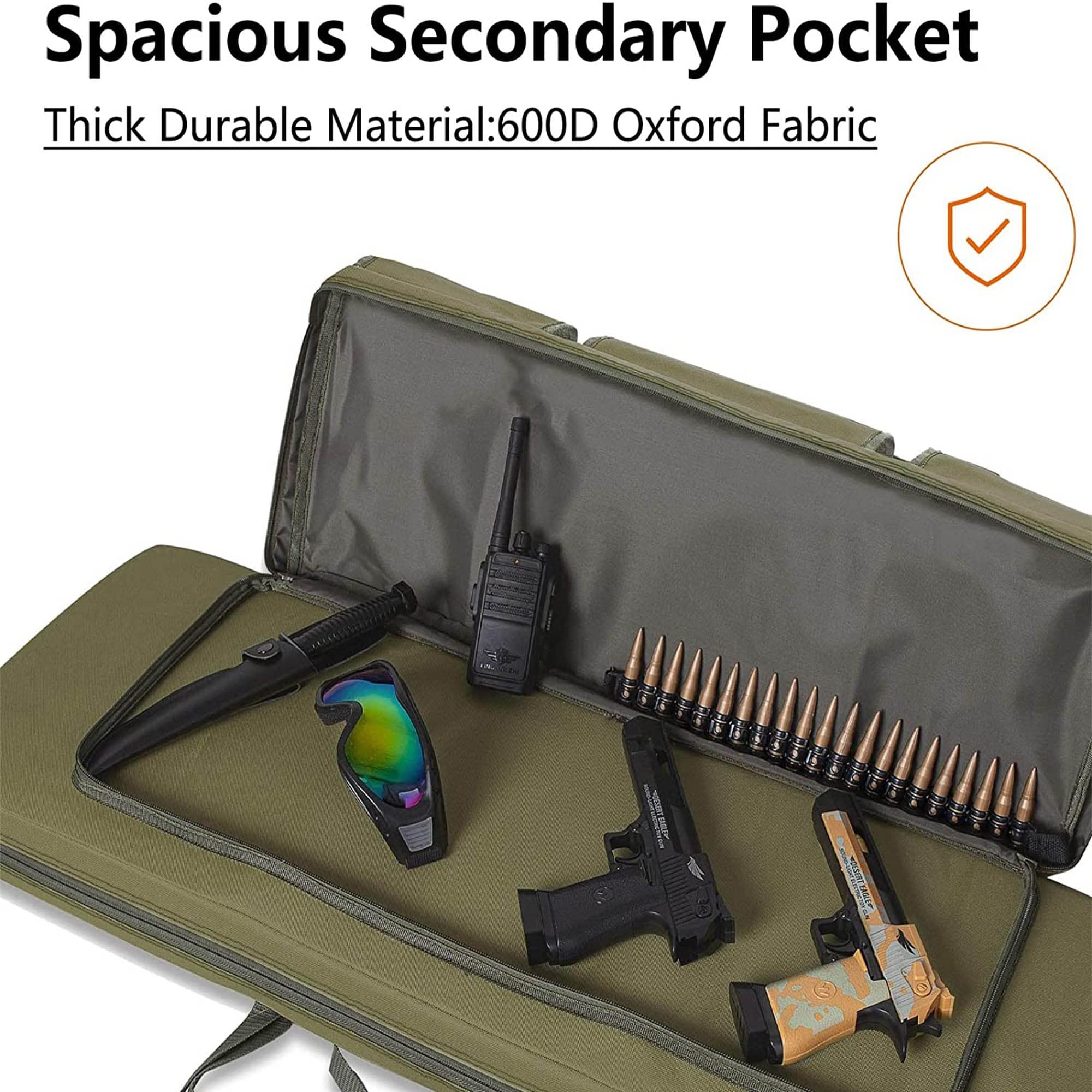 Fucile Borsa Custodia per Fucile da Caccia Custodia per Fucile Ad Aria Compressa Custodia Porta Fucili Armi Sport Fodero per Fucile da Caccia Zaino Morbido per Fucili da Tiro Caccia