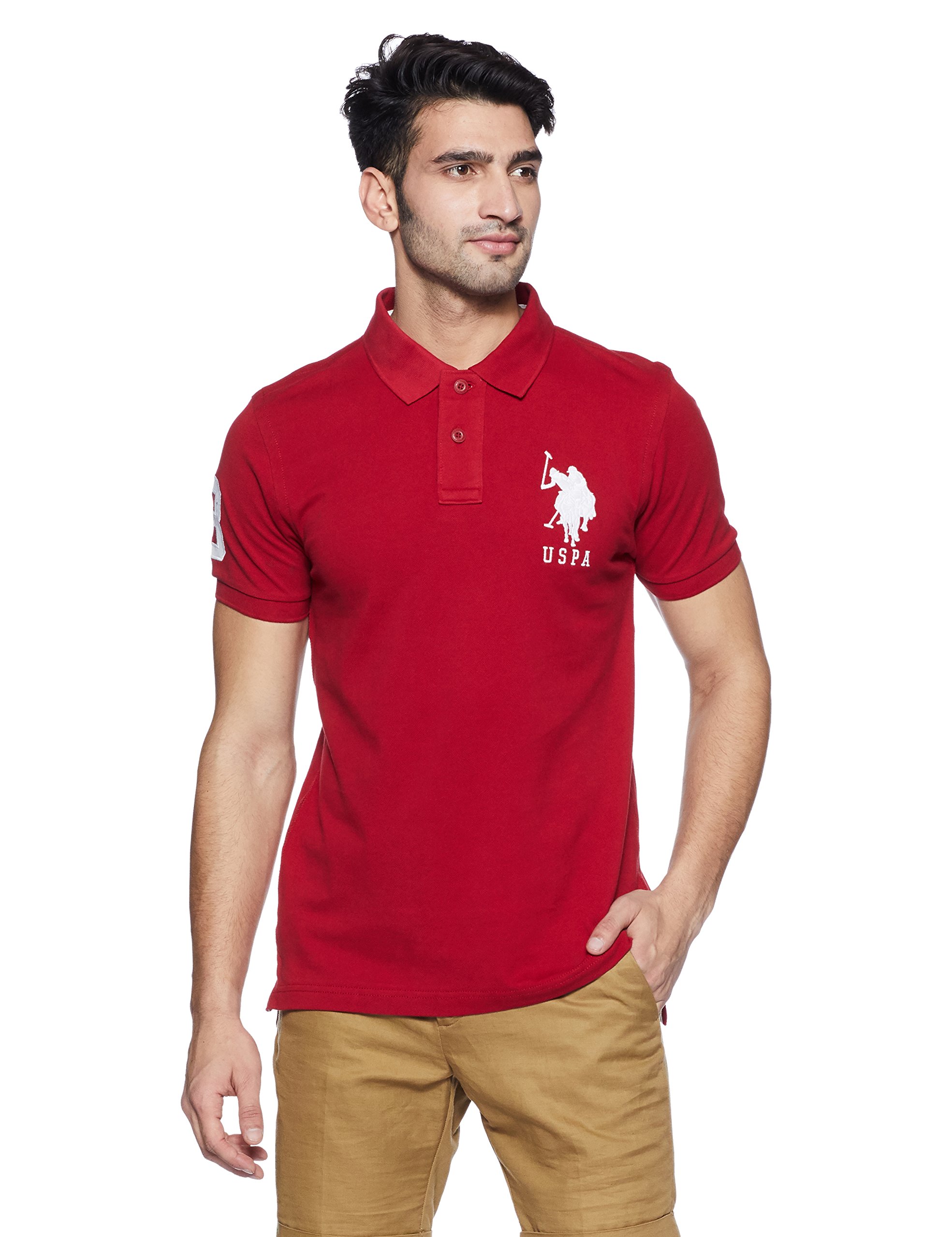 U.S. POLO ASSN. Men's Solid Regular Fit Polo Shirt