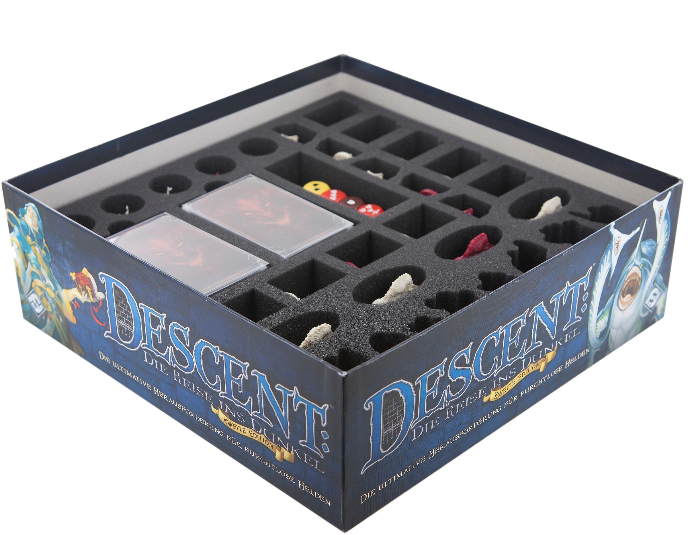 Feldherr Set Vassoi In Schiuma Per Descent: Viaggi Nel Buio 2ed - Mists Of Bilehall - Protezione Per Miniature - 2