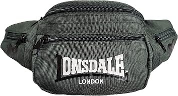 Lonsdale Belt Hip Bag Olive Green Waist Pack Bumbag with Side Pockets