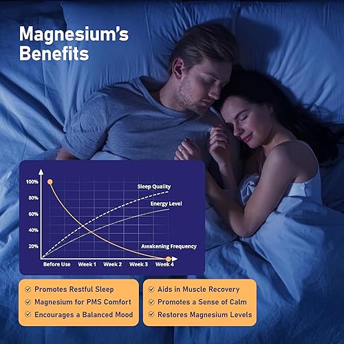Miniatura 4 de Complejo de magnesio, 7 suplementos de magnesio de alta absorción con glicinato, citrato, malato, quelato, taurato, gluconato, aspartato y ascorbato