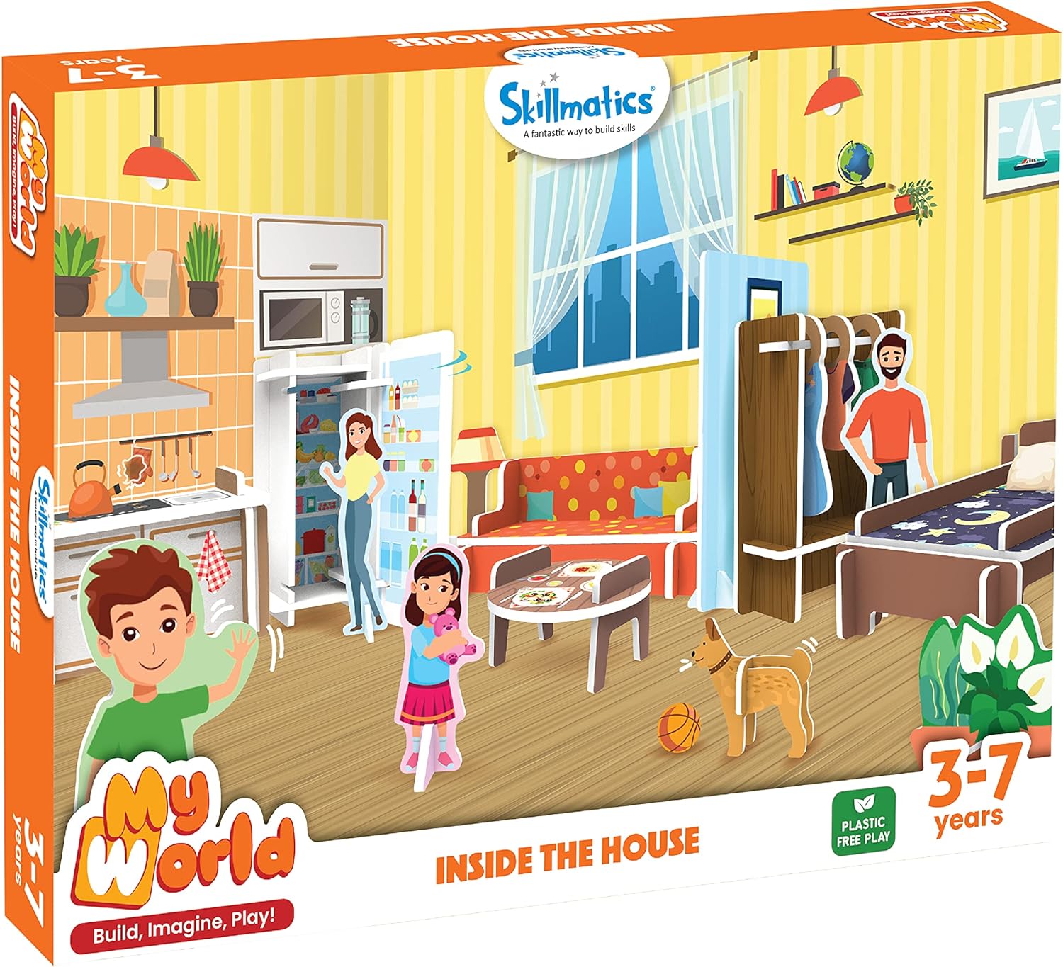 Skillmatics My World : Inside The House | STEM Building Playset & Learning Toy for Preschool Kids | Gifts for Ages 3-7