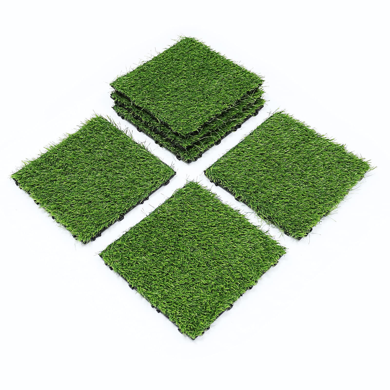 Buy Amawarm 6PCS 12 x 12 Inch Artificial Grass Turf Tile,Fake Grass
