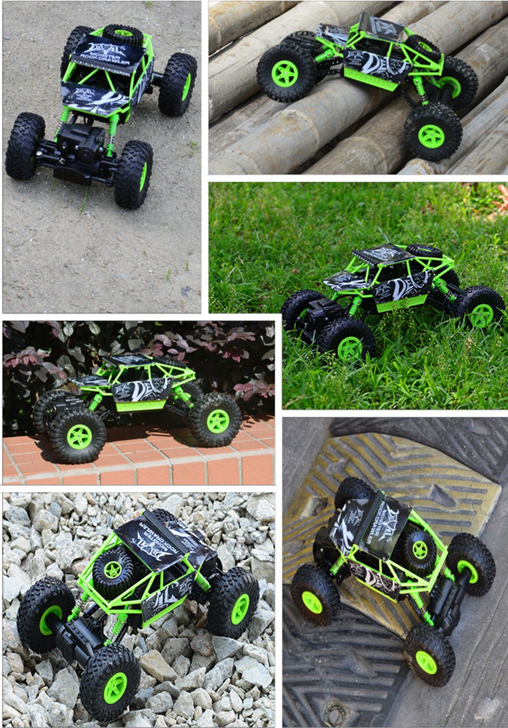 Hugine Off Road RC Car Rock Crawler 118 Vehicle 4x4 Remote Control