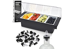 Esatto Bar Products Cocktail Garnish Container for the Perfect Cold Garnish