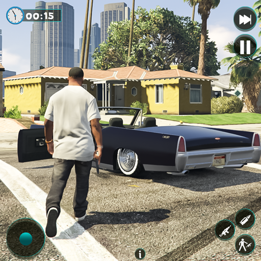 Real Grand Gangster Crime City Vegas City War Games