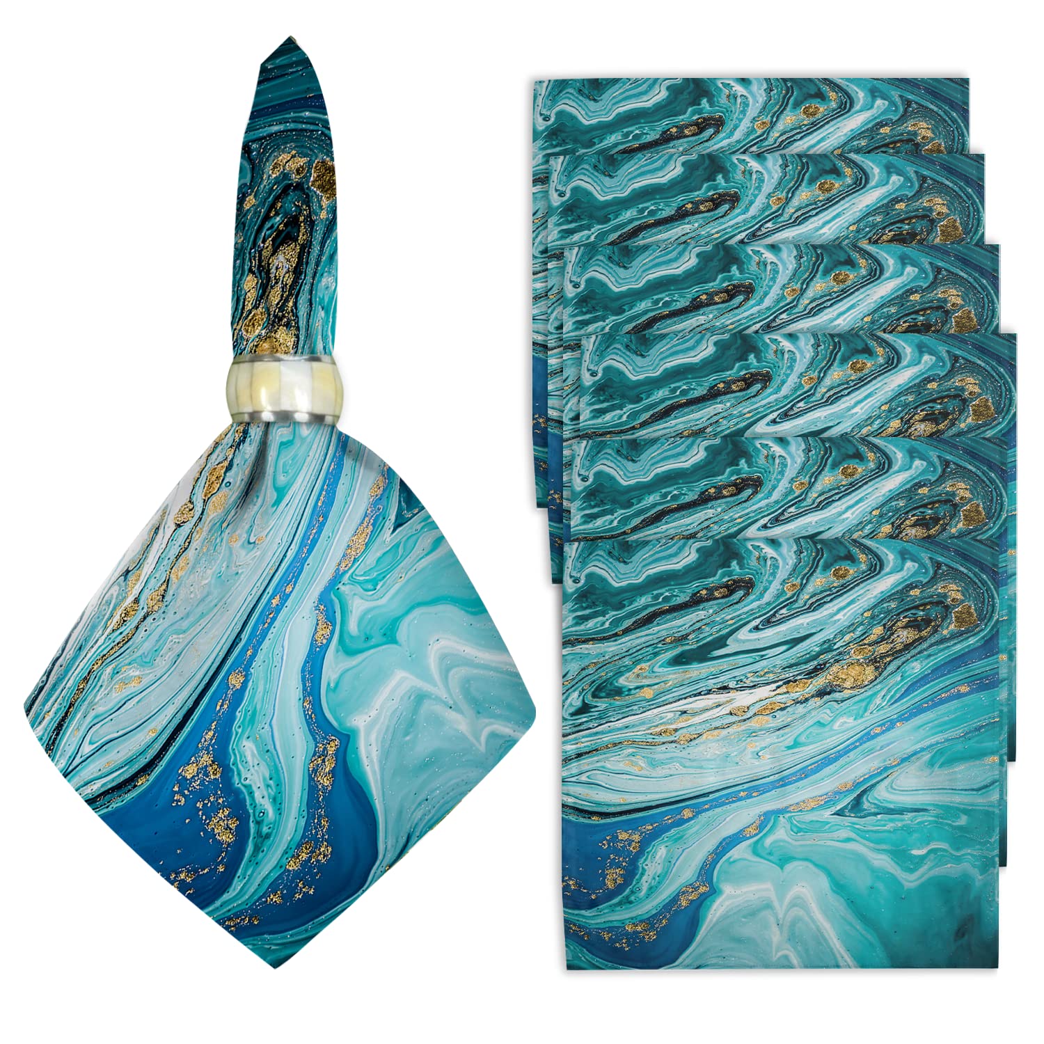 Blue patterns texture