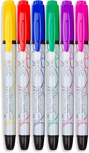 Individual de silicona de animales con alfabeto para colorear con 4 marcadores borrables modern-twist