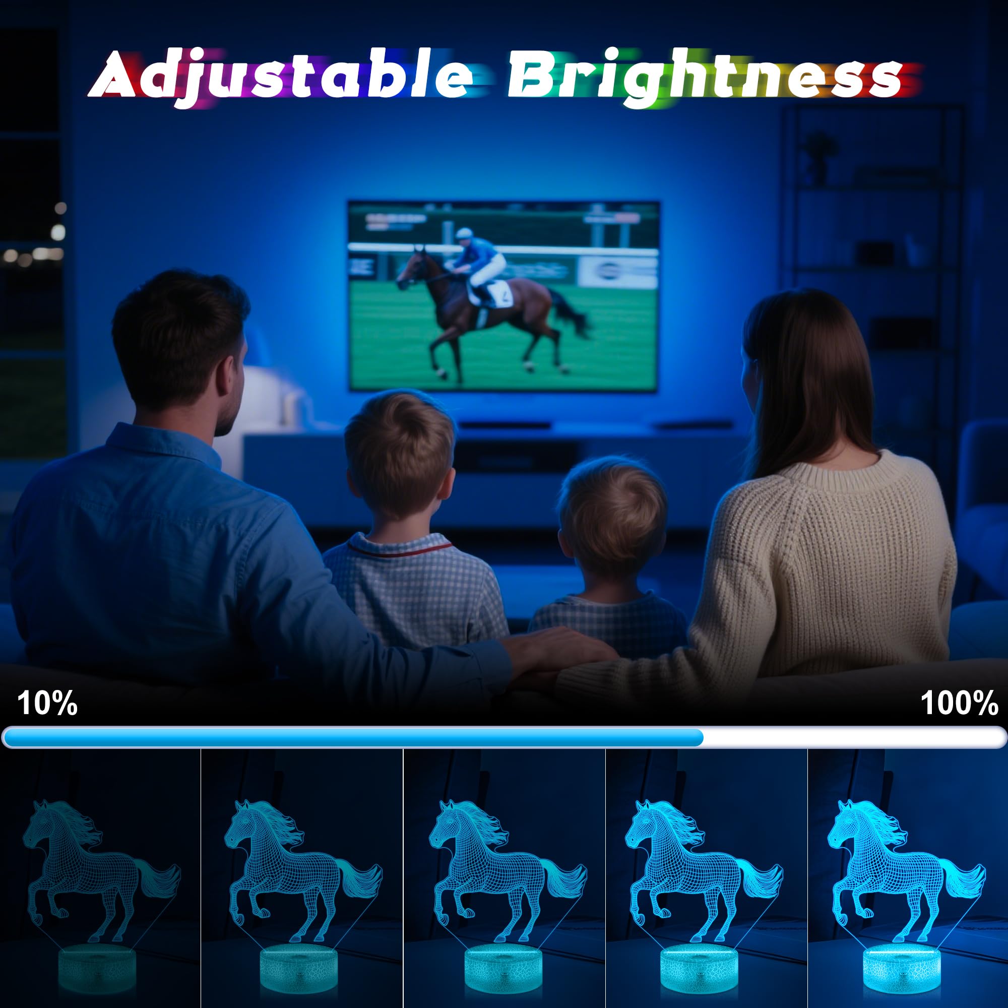 CoolGift Mart Veilleuse Paresseuse LED 3D Illusion D'optique Avec