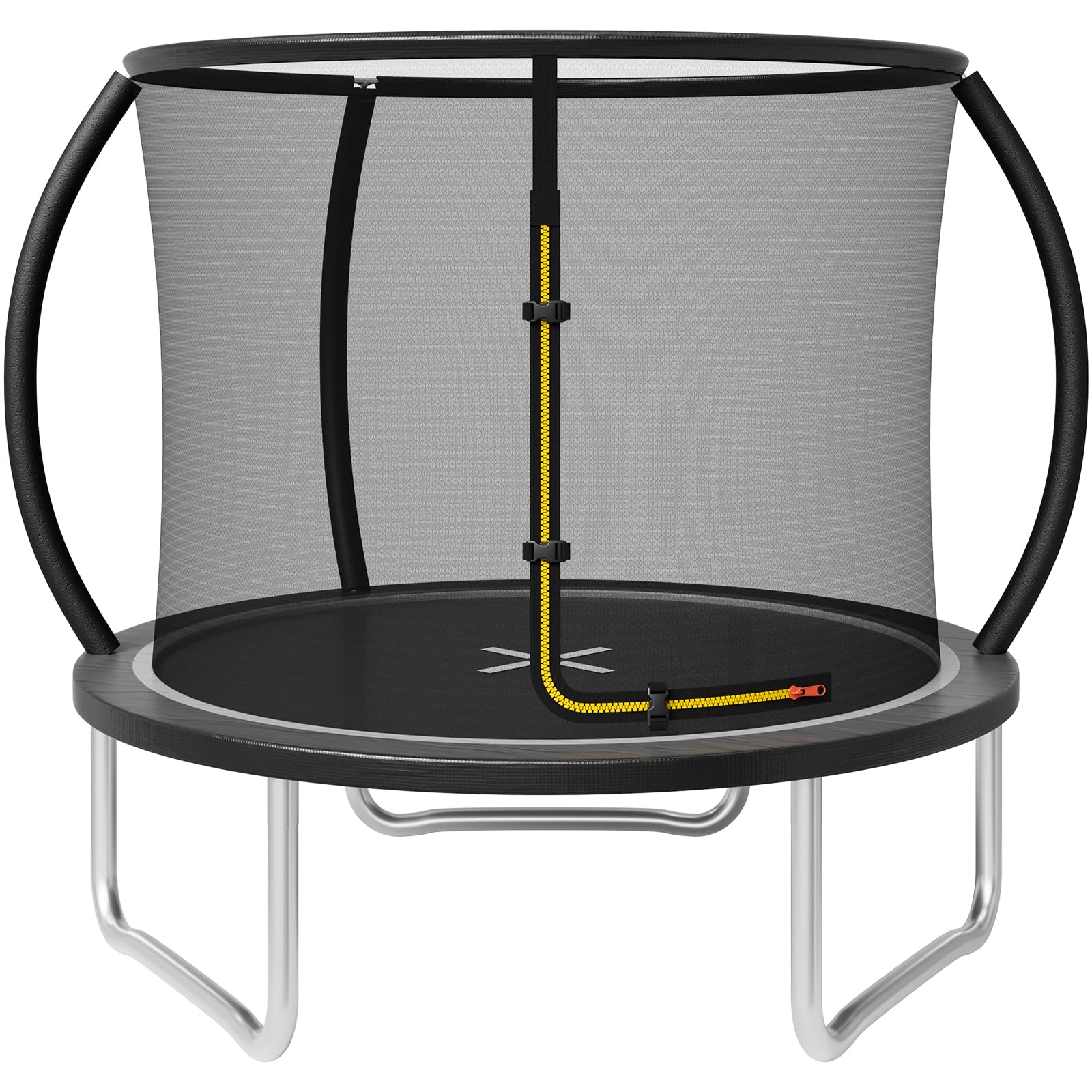 JUMMICO 183/220/290/360CM Trampoline Outdoor with Safety Enclosure Net - Complete Outdoor Garden Trampoline for Kids & Adults Spring Tool Home Fitness Family Play Equipment