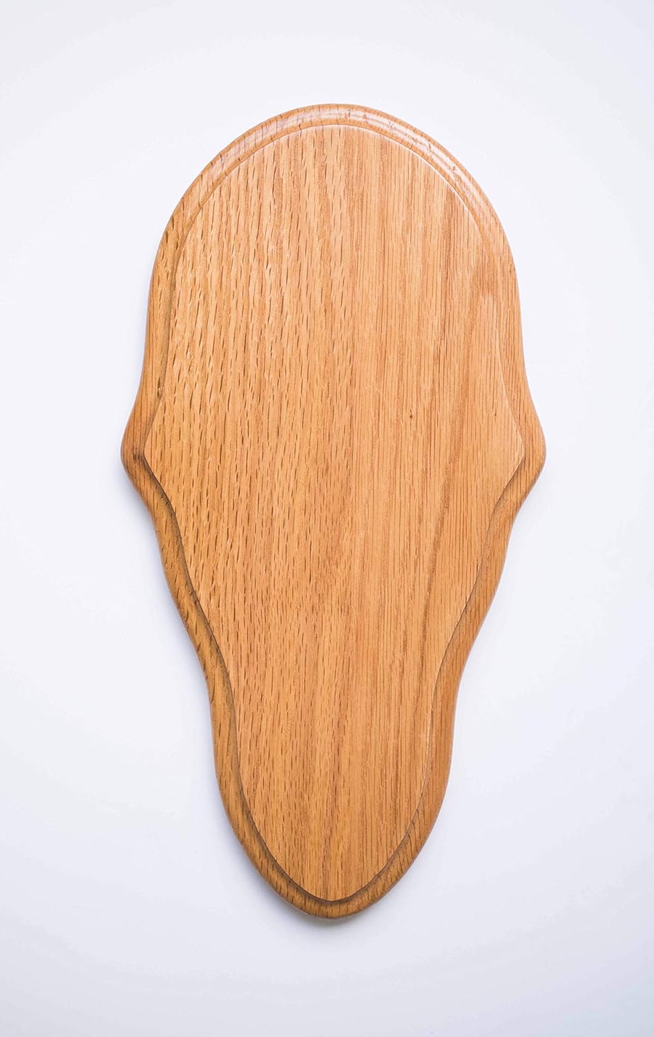 Taxidermists Woodshop Medium Oak Classic Deer European Skull Mount Face Plate Plaque