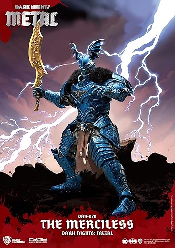 Miniatura 8 de Beast Kingdom Dark Nights Death Metal Batman The Merciless DAH-070 - Figura de acción dinámica de 8 unidades, multicolor