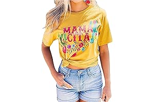 Mamacita T-Shirt for Women Fiesta Shirts for Women: Let Yourself Bloom with Style