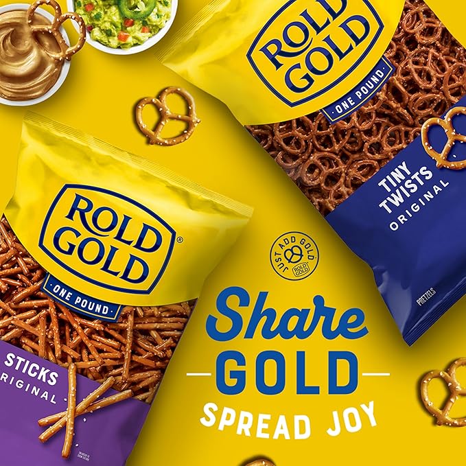 Rold Gold Pretzels, Sticks, 1 Onza (Paquete de 40) miniatura 3