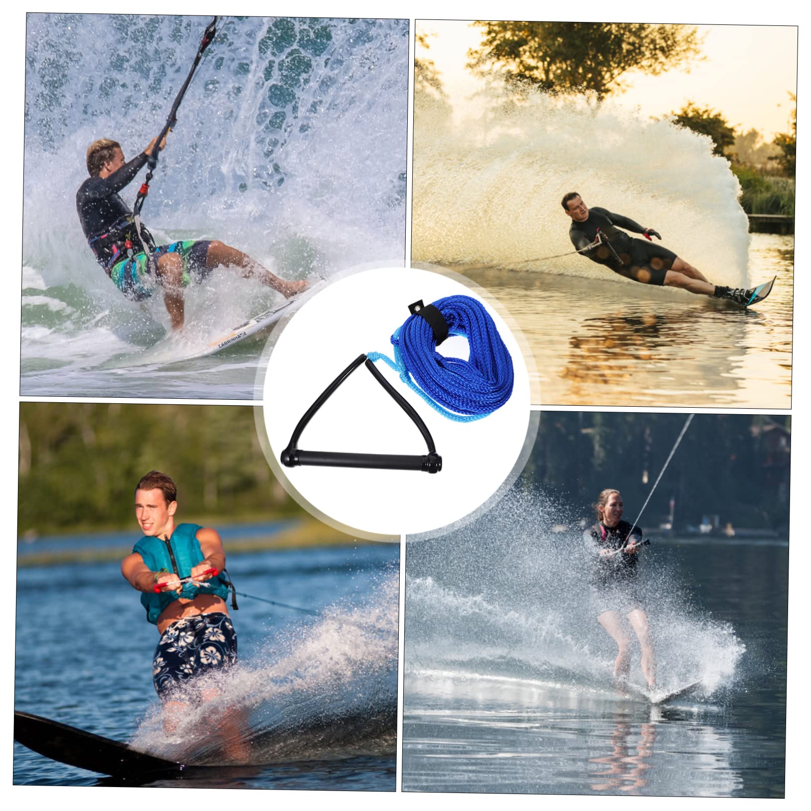VANZACK Corda per Sci Nautico e Wakeboard Maniglia Ergonomica Resistente e Leggera per Sport Acquatici e Accessori Nautici