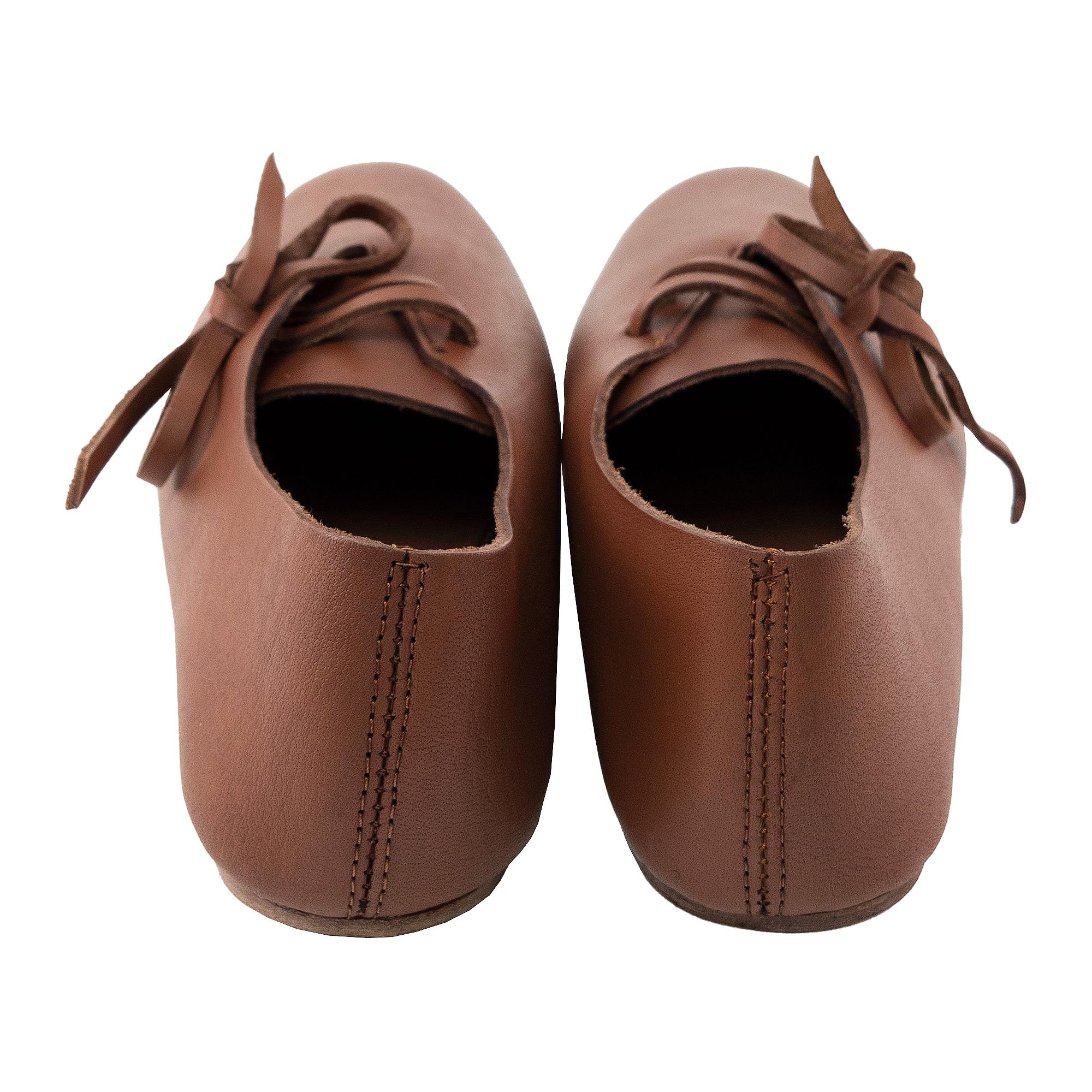 Mittelalter Halbschuhe mit Schnürung (Braun, EU Schuhgrößensystem, Erwachsene, Numerisch, M, 40)