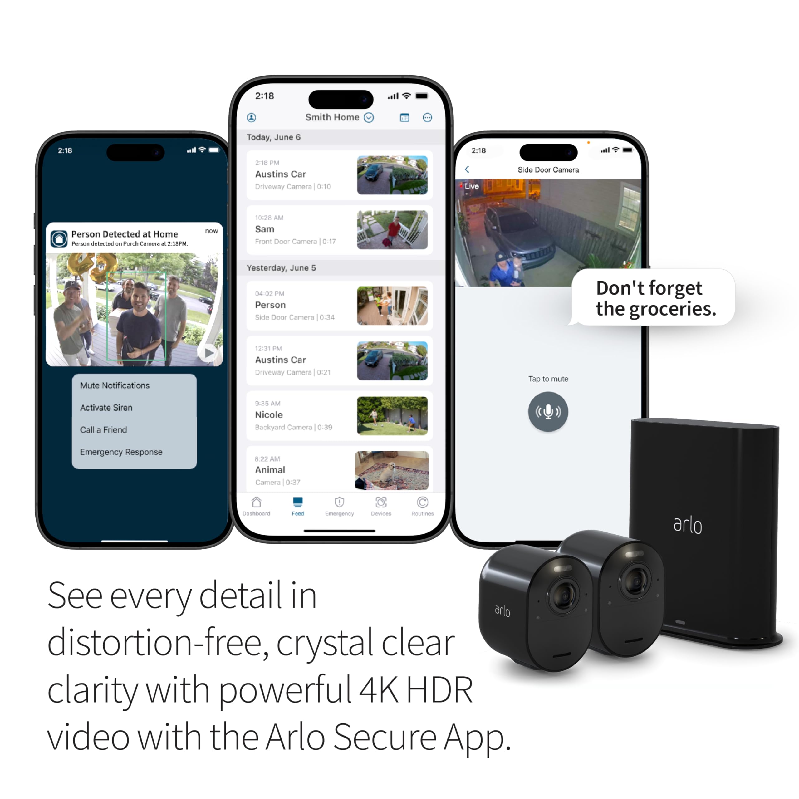 Amazon.com : Arlo Ultra 2 Spotlight Camera 4K HDR (2 Cameras