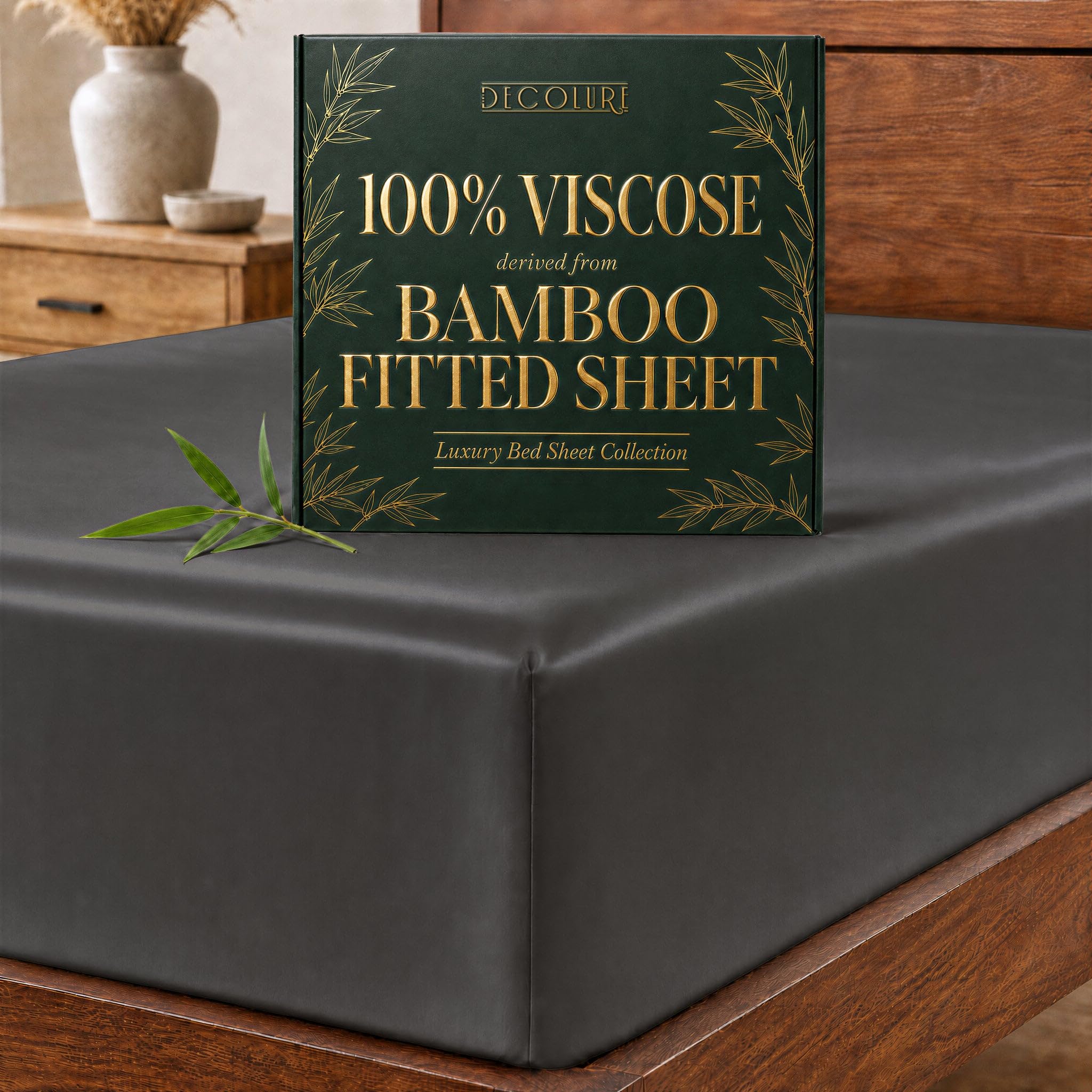 DECOLURE Bamboo Fitted Sheet