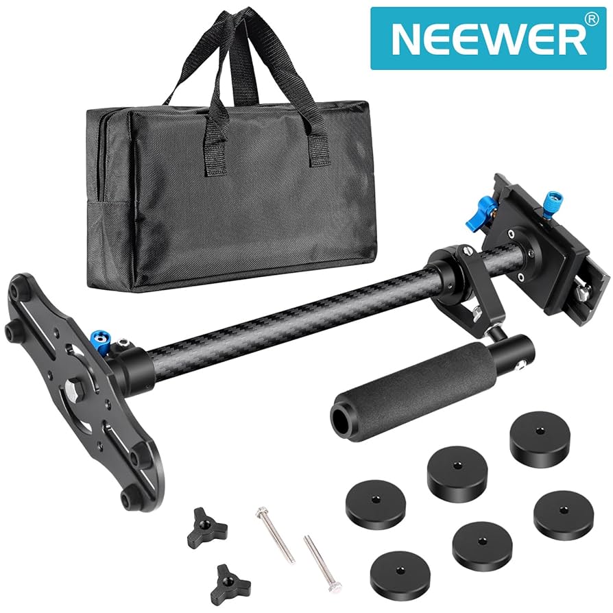 【即発送♡】カーボンファイバー 60cm 手持ち式スタビライザー☆ Amazon | Neewer カーボンファイバー24インチ/ 60センチ手持ち式