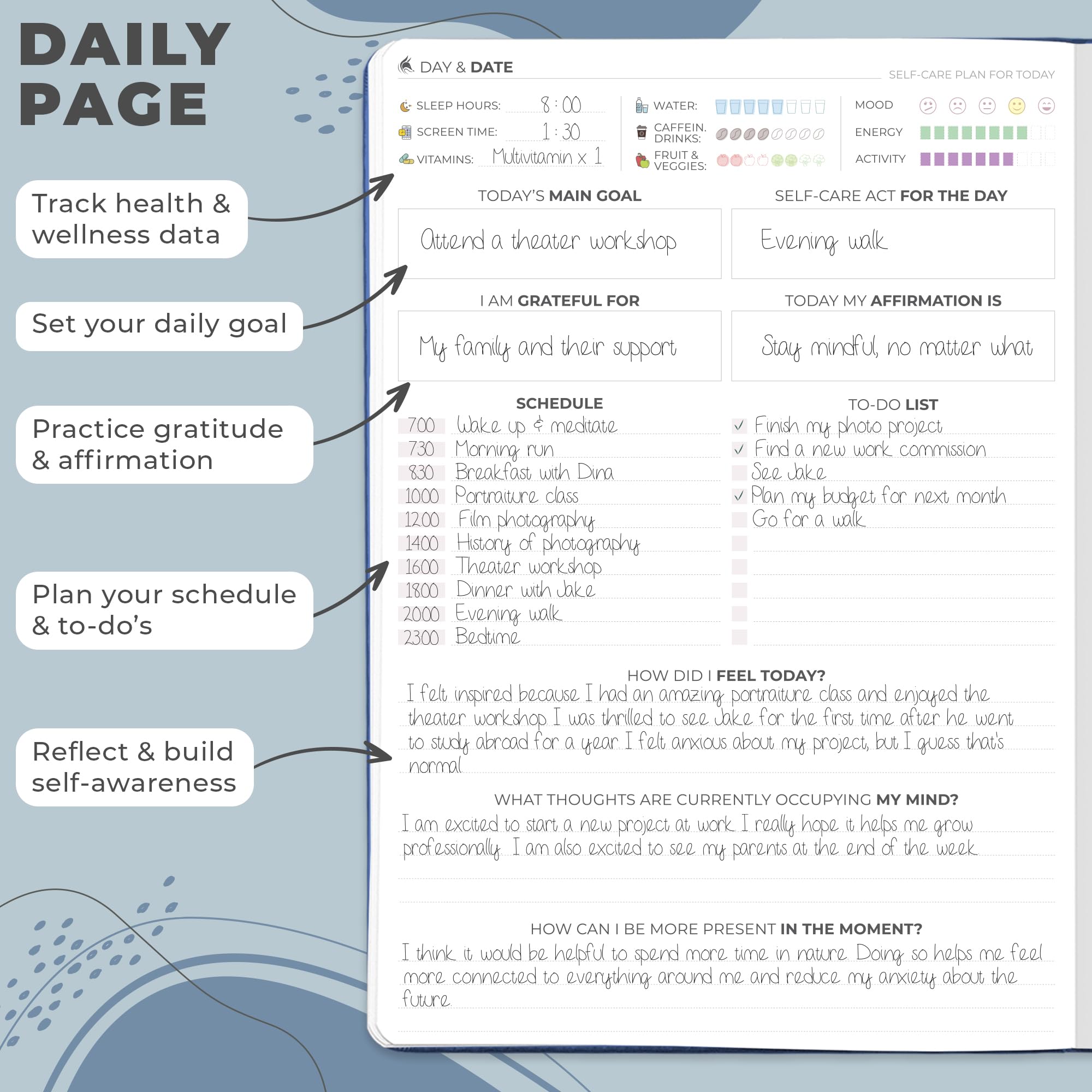 Clever Fox Self-Care Journal PRO, Wellness & Daily Reflection Notebook, Mental Health - Image 2