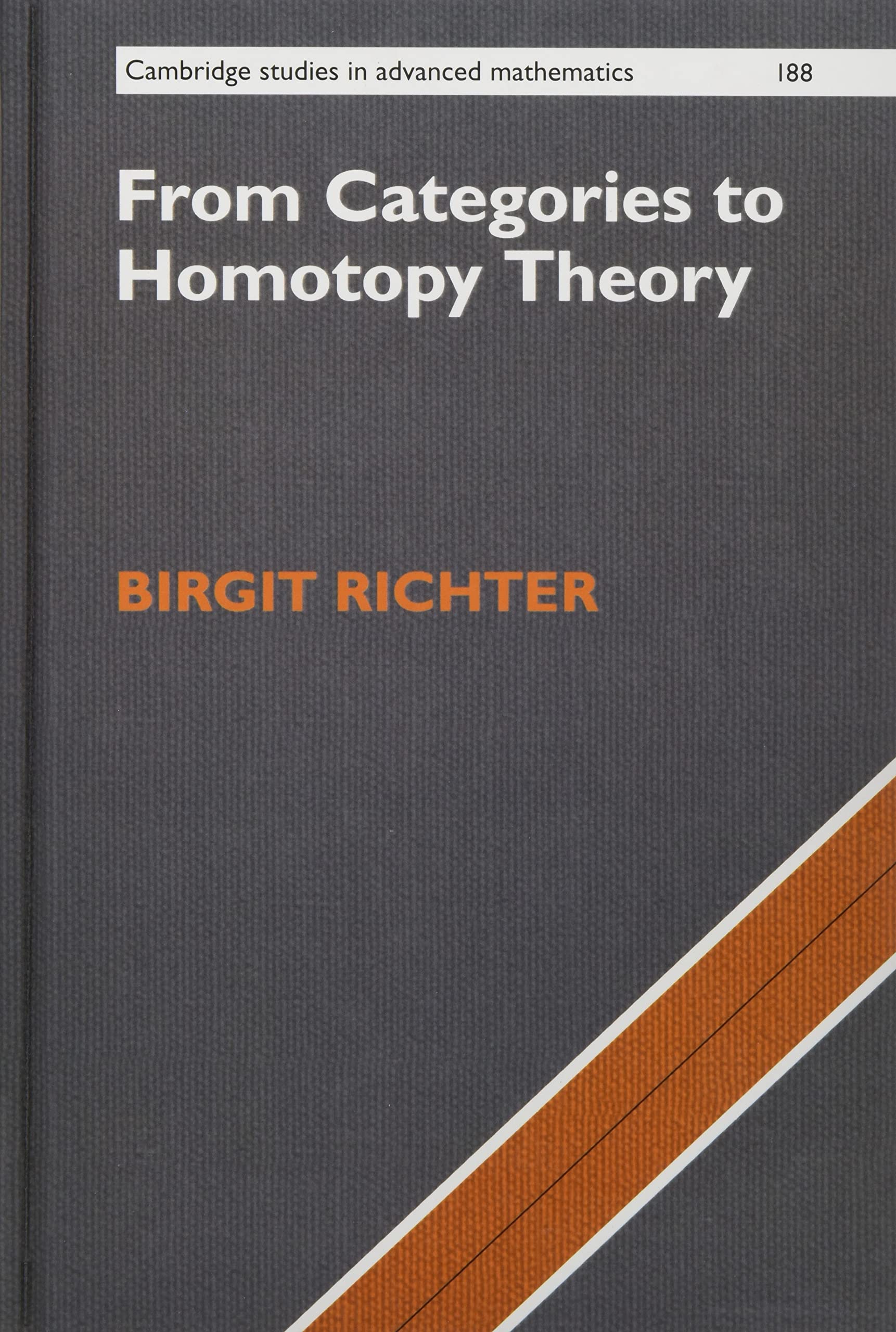 From Categories to Homotopy Theory by Birgit Richter - 9781108479622