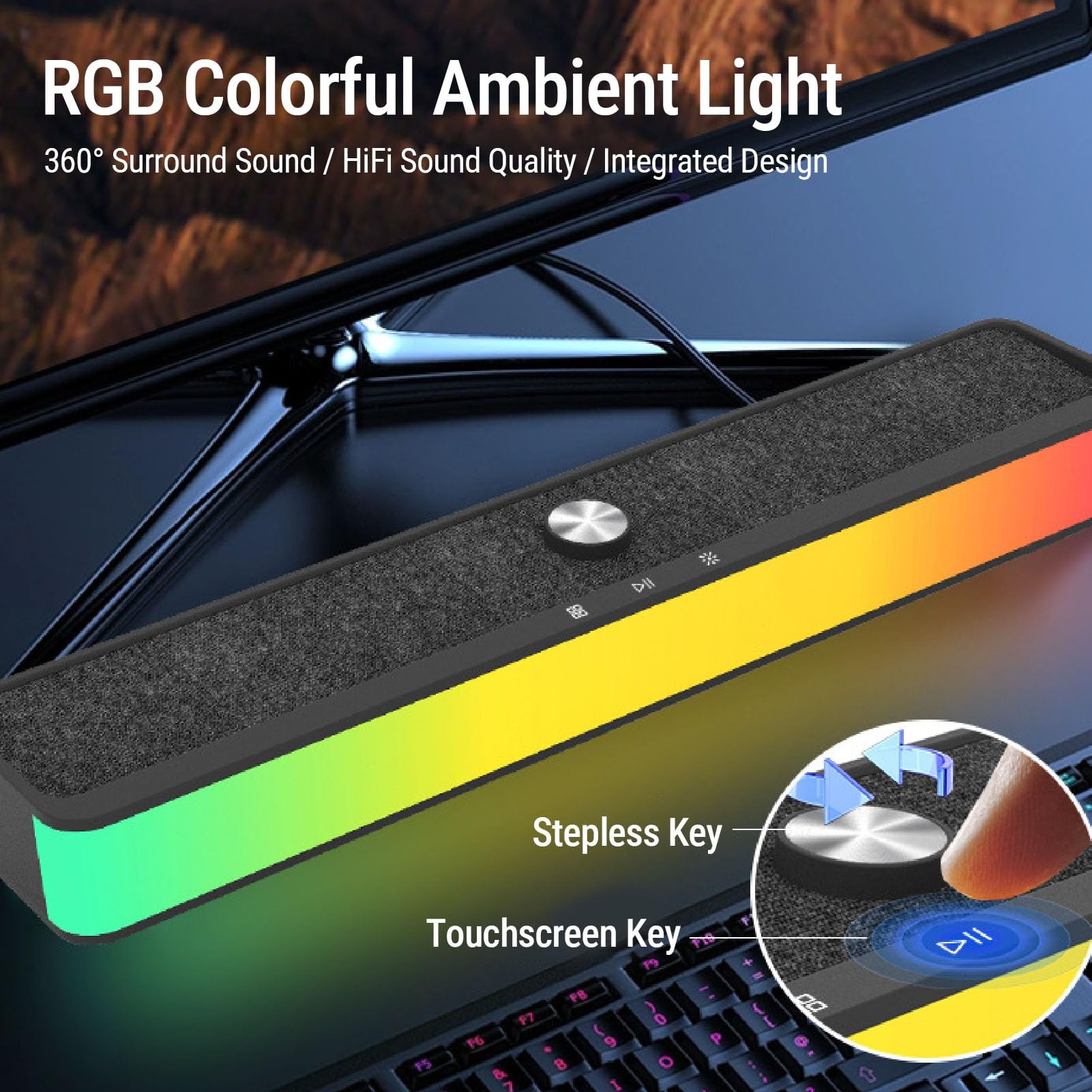 Matybobe Casse per Computer RGB 6.0 Design Compatto e Spettacolo di Luci