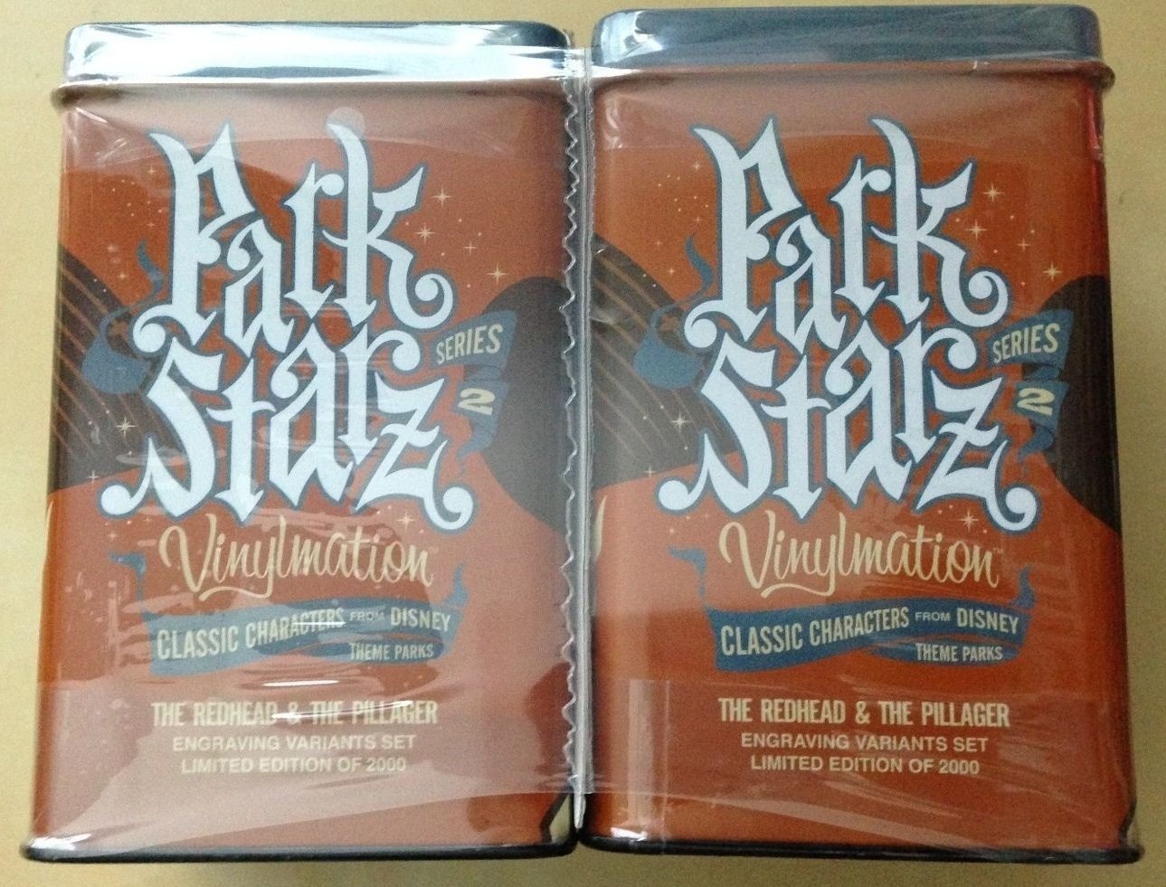 Disney Vinylmation Park Starz Stars Series 2 Variant Set Redhead Limited Edition