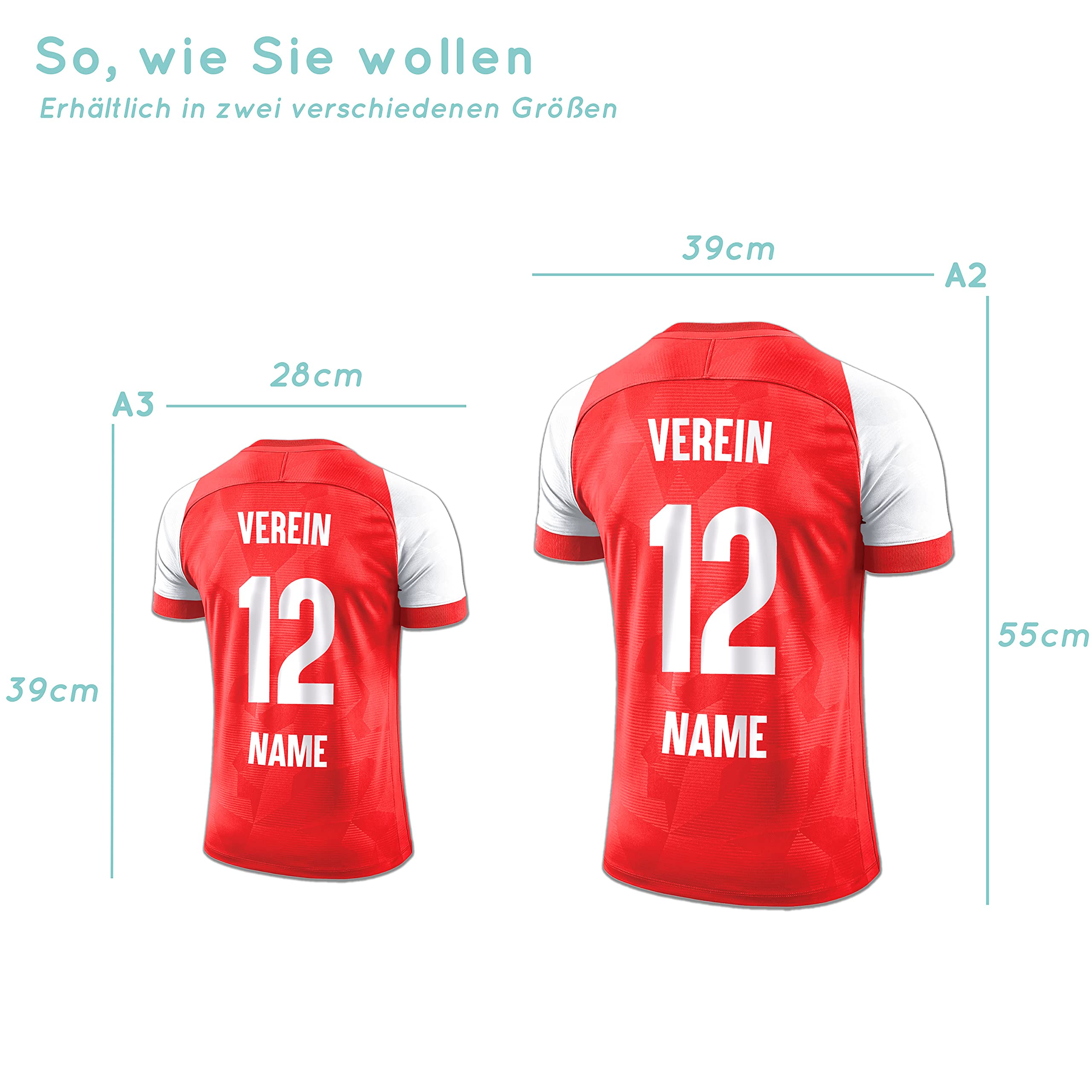 Elbeffekt Trikotlampe für Mainz Fans aus Holz - personalisierbares Geschenk - schenke dein individuellen Mainz Fanartikel aus Echtholz