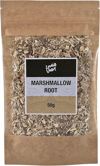 Lowhill Valley Marshmallow Root - Herbal Tea - Althaea Officinalis Radix   Handpicked   No Additives or Preservatives   100% Naturally Grown   50g
