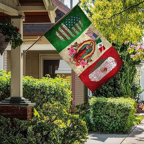 Miniatura 2 de Bandera de México, banderas mexicano-americanas para exteriores, 3 x 5, doble cara, México, Estados Unidos, bandera de la amistad, bandera
