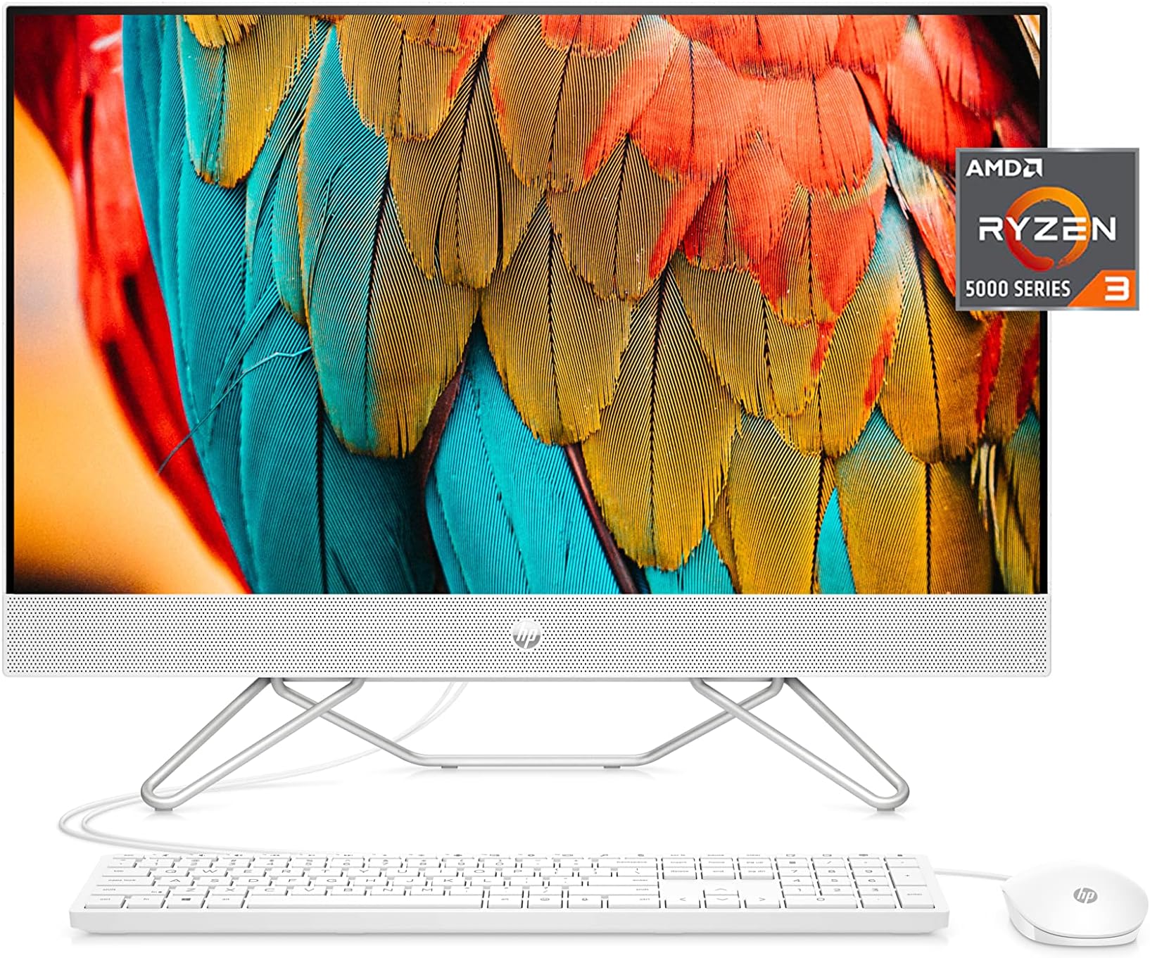 P 27” AllinOne Desktop, AMD Ryzen 3 5300U, 8 GB RAM, 256 GB SSD, Full HD IPS Micro