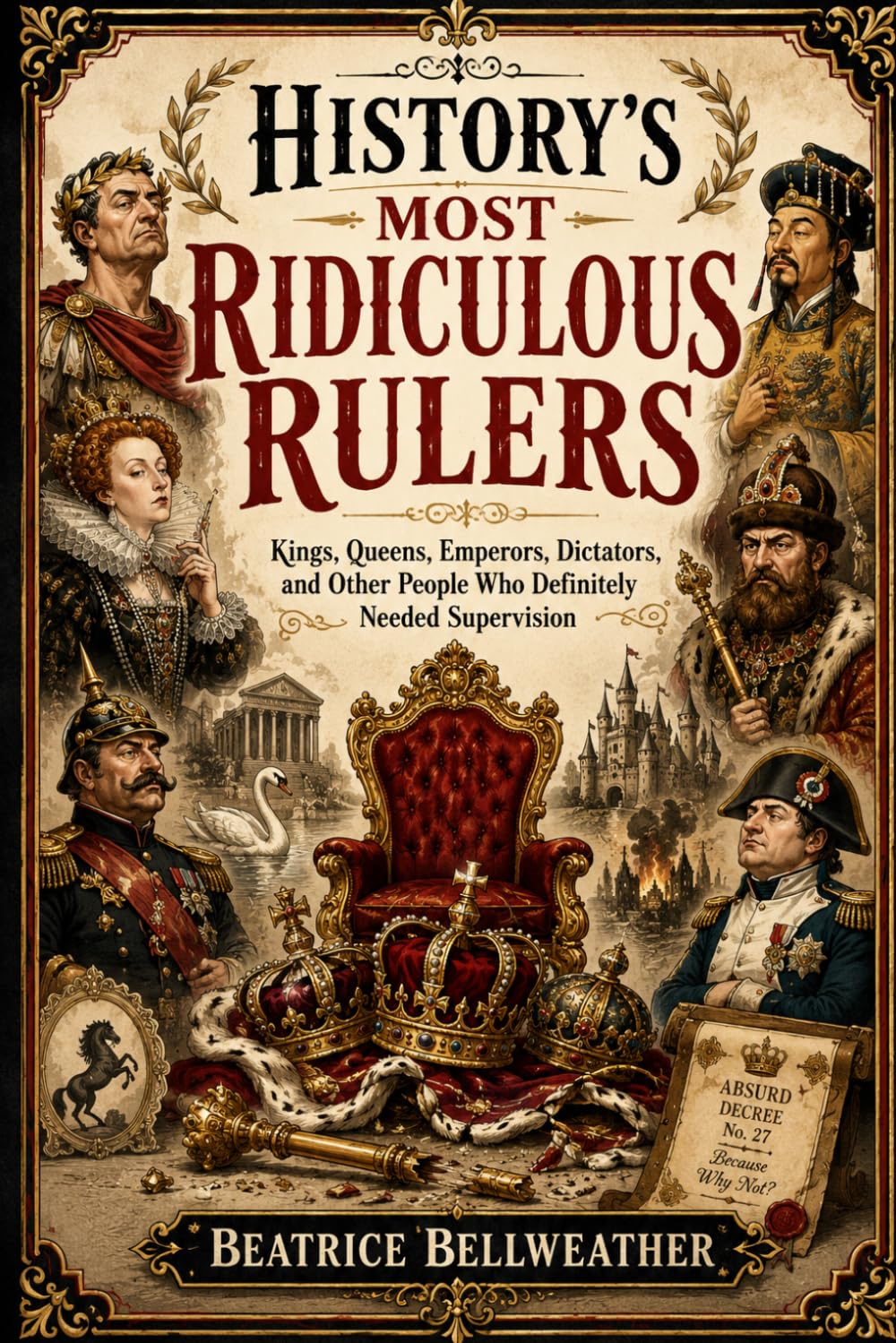 History’s Most Ridiculous Rulers: Kings, Queens, Emperors, Dictators, and Other People Who Definitely Needed Supervision (Beatrice Bellweather History Series)