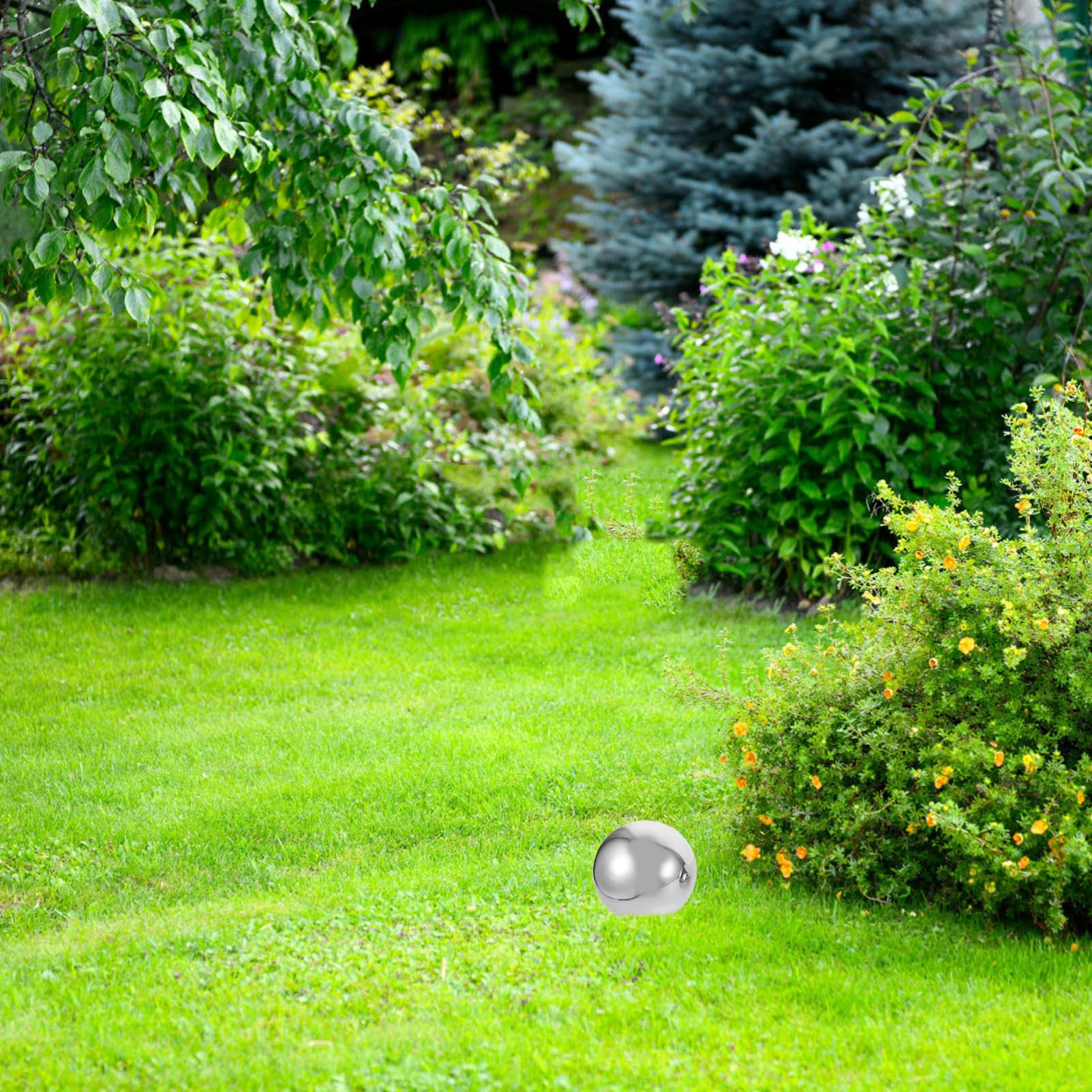 ifundom Sfere Decorative Specchiate in Acciaio Inox 6 Pezzi per Giardino
