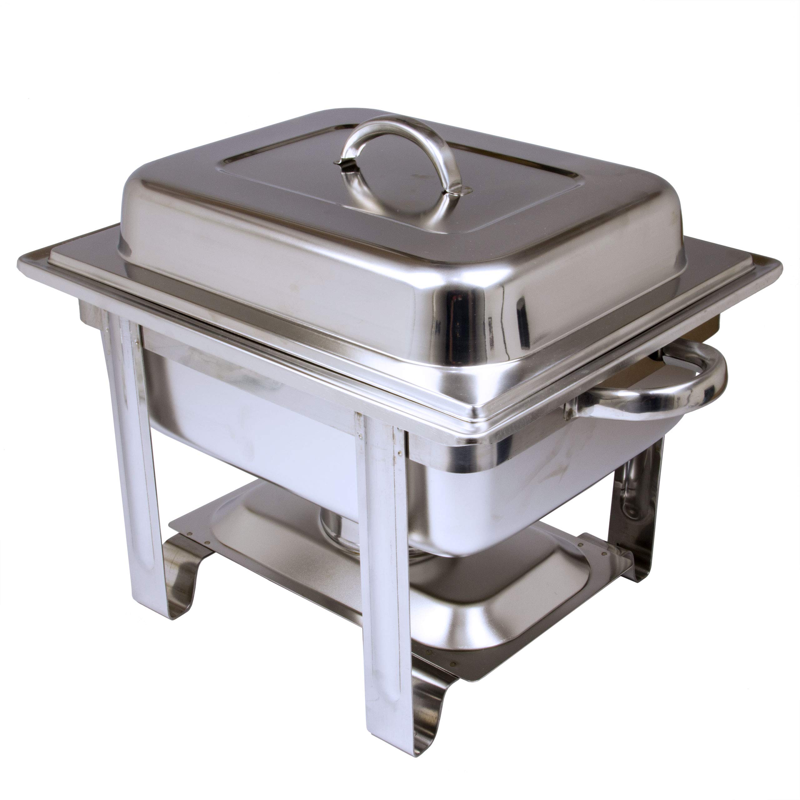 Edelstahl Speisenwärmer 1/2 Warmhaltebehälter Chafing Dish 4,0 Liter