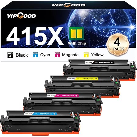 Cartouche D'encre 415X Avec Puce - Compatible HP, Marque LOFBLAT - Neuf Sous Emballage D'origine