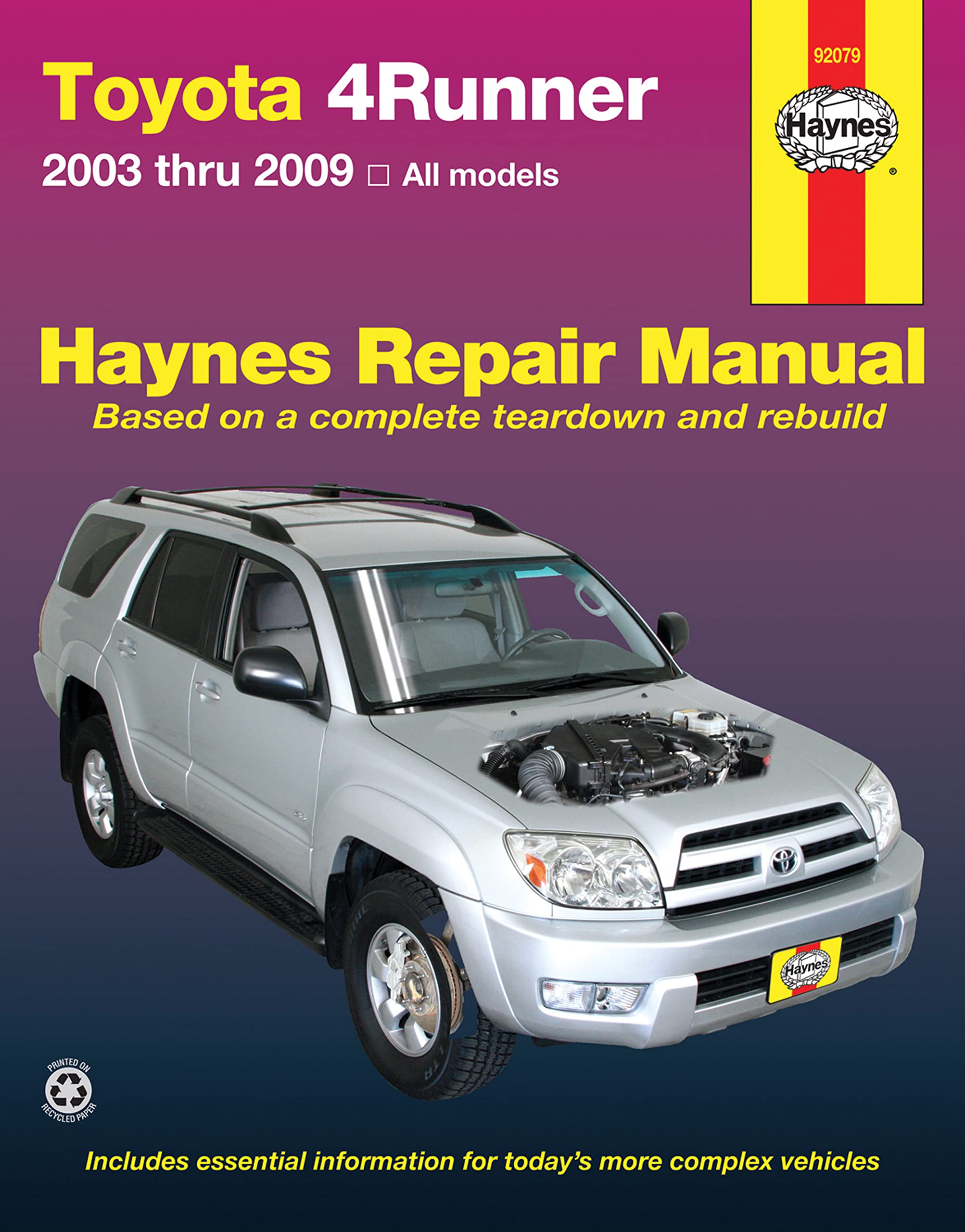 Toyota 4Runner (2003-2009) Haynes Repair Manual (USA) (Paperback)