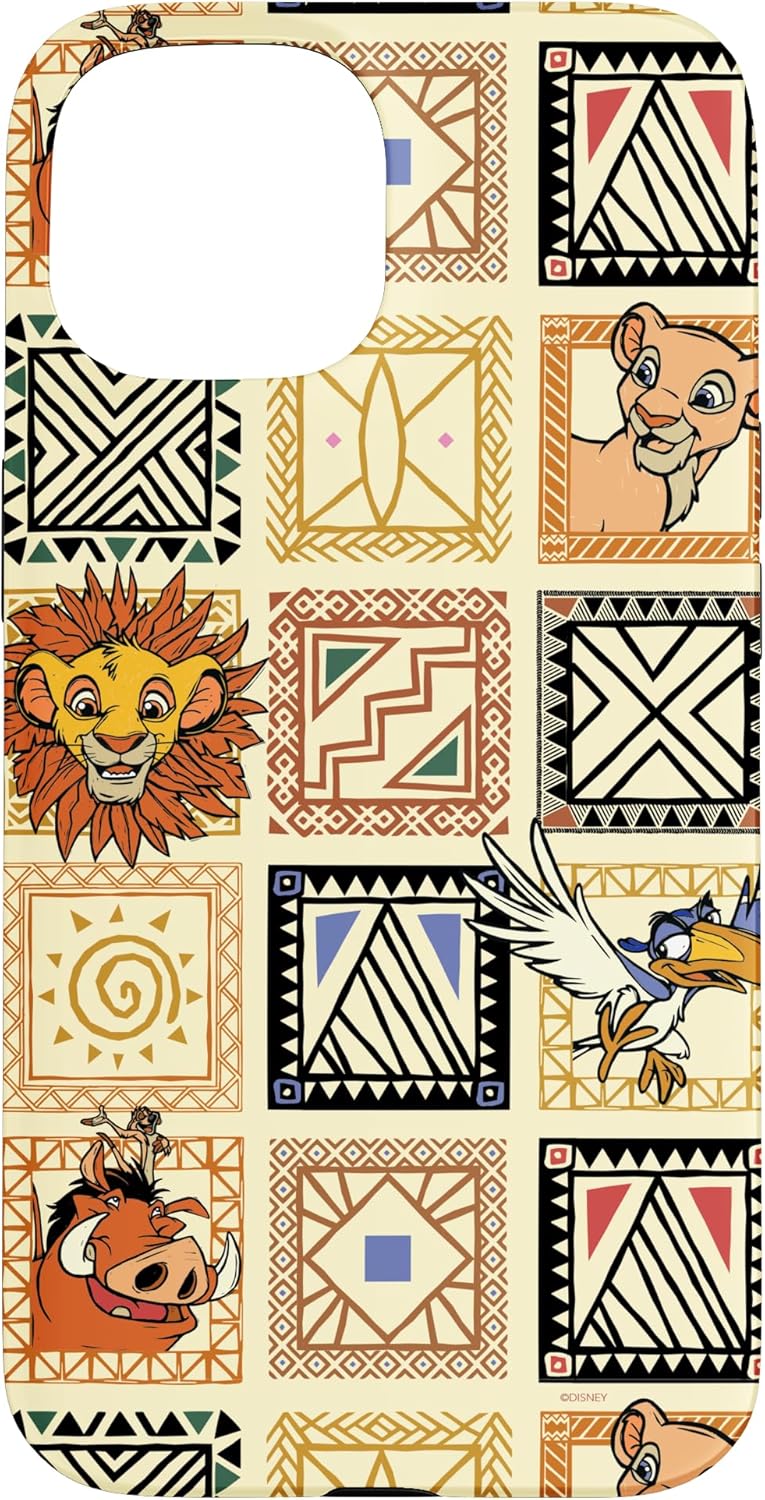 iPhone 13 Disney The Lion King 30th Anniversary Simba Friends Pattern Case