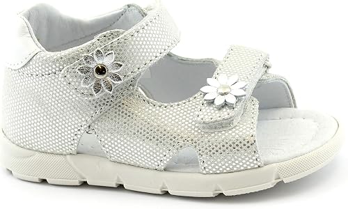 Balocchi 103113 Over Argento 19/22 Sandalo Bambina Tallone Chiuso Strappi  Pelle : Amazon.it: Scarpe e borse