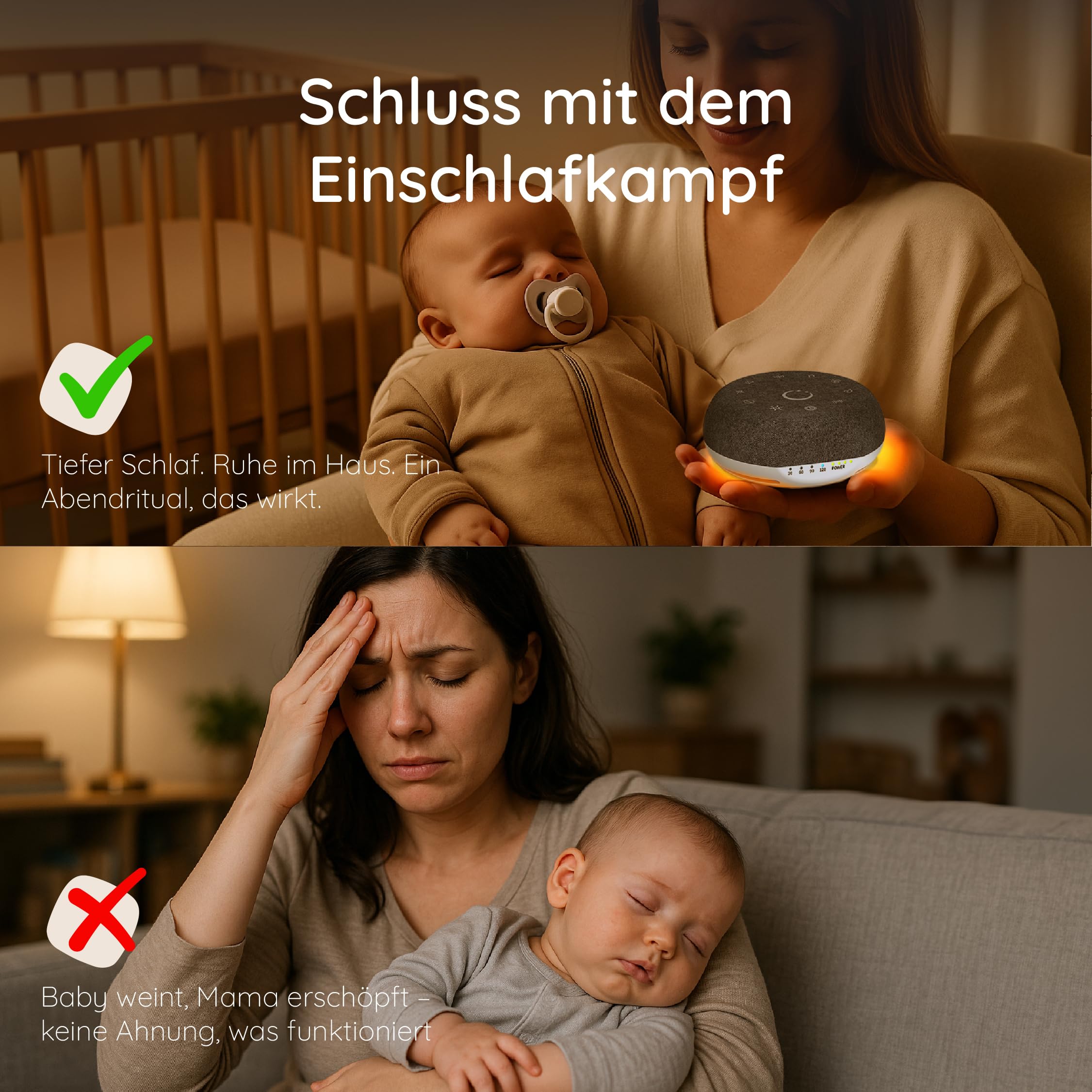 Numsy Move White Noise Machine Bambino - Macchina del rumore bianco