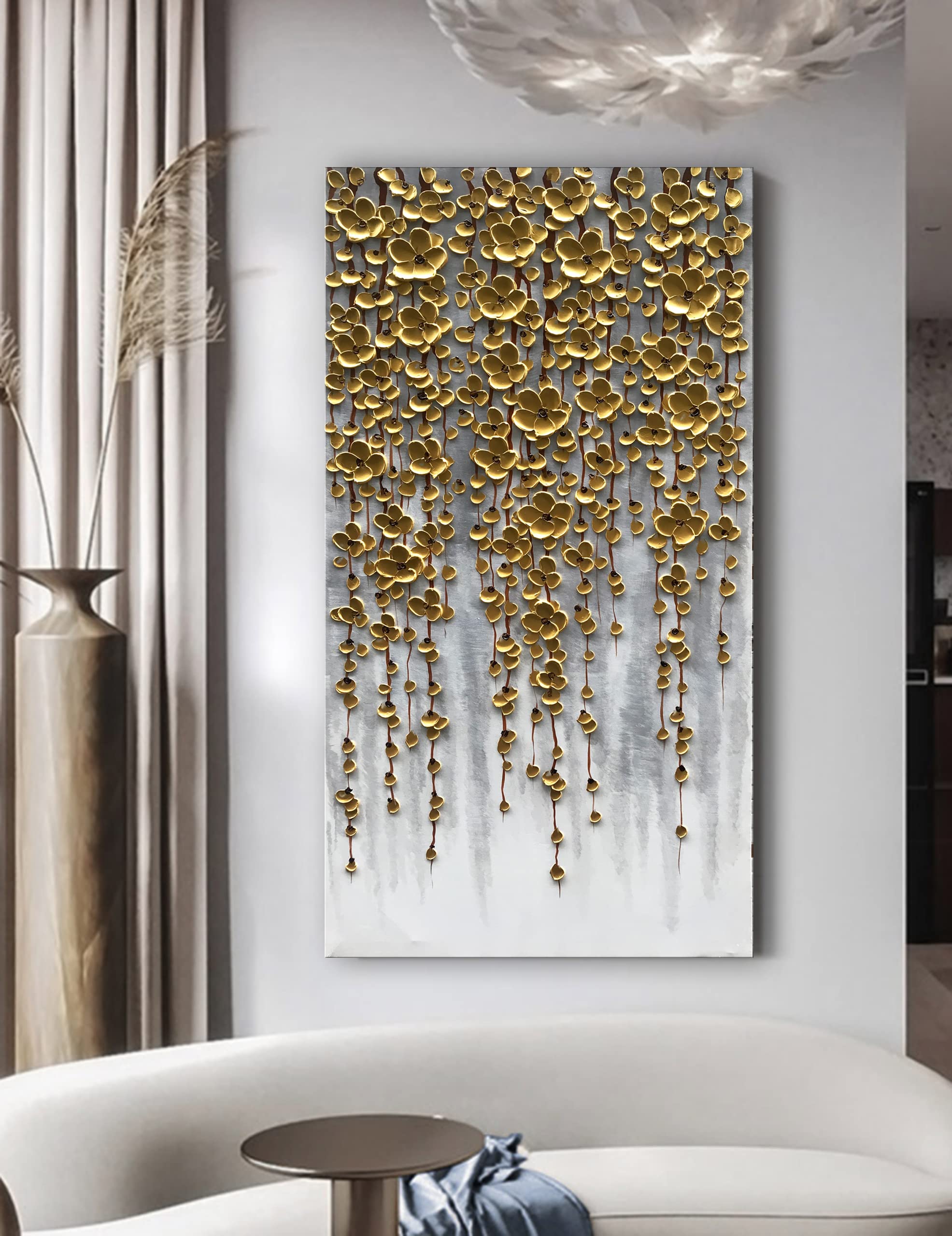 Amazon.com: Epicler art 3D Vertical Abstract Canvas Oil