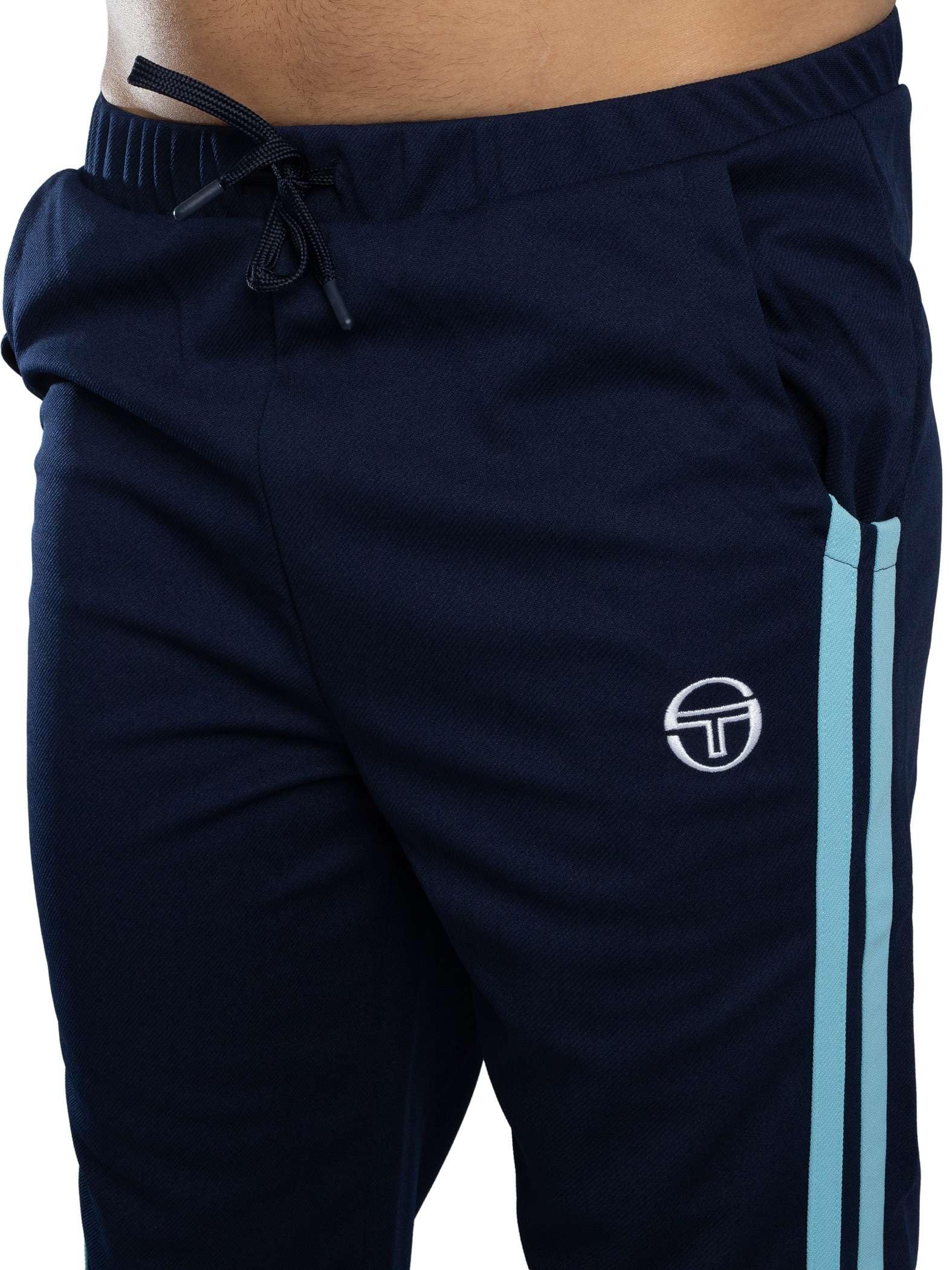 Sergio Tacchini Damarindo - Pantalones deportivos para hombre, color azul marítimo/mar báltico