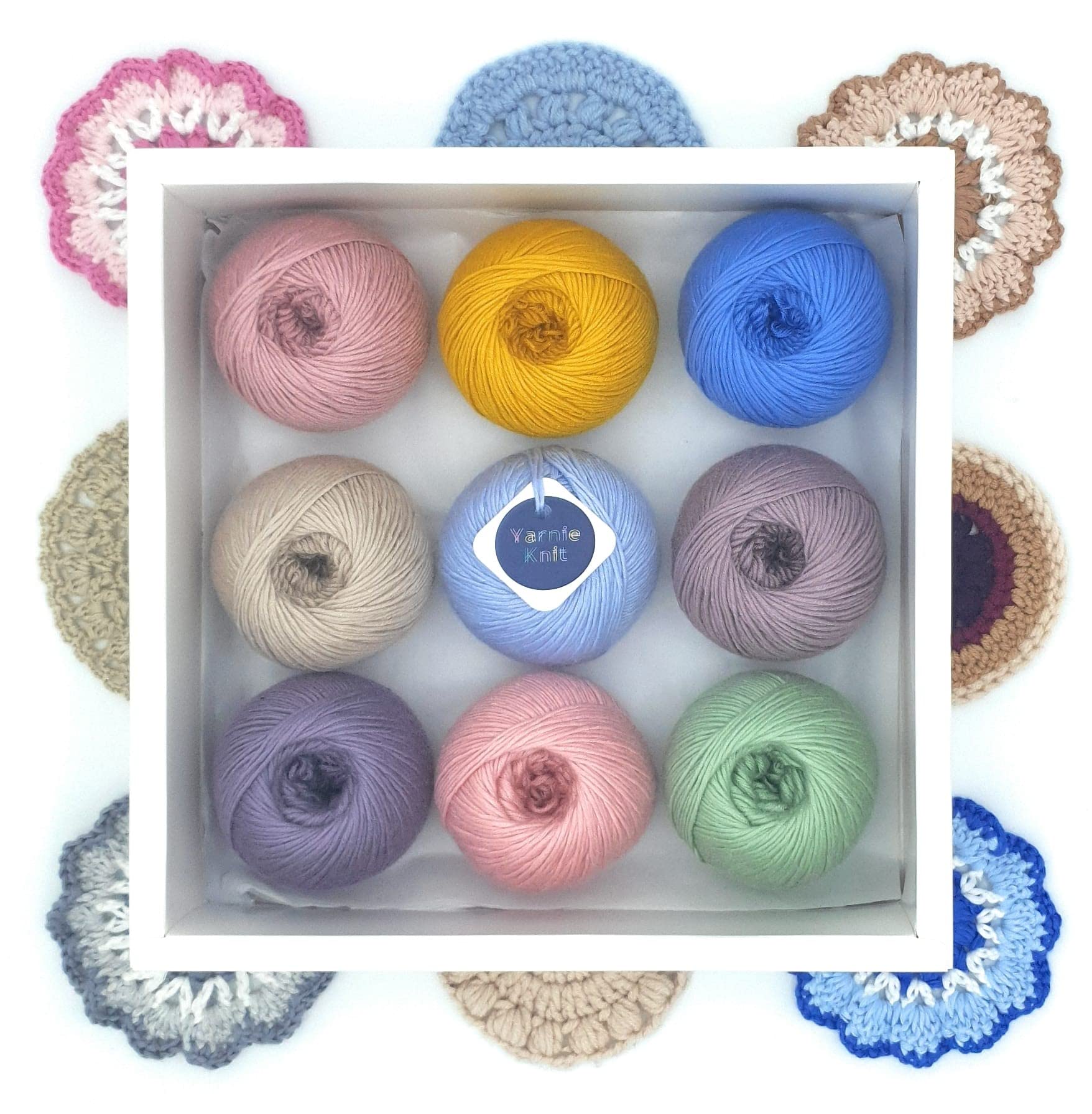 Segment DK - Ovillo de Lana, Juego de bolos, 50 g, 110 m por bola, 9 bolas por caja, adecuado para cualquier proyecto de ganchillo y punto