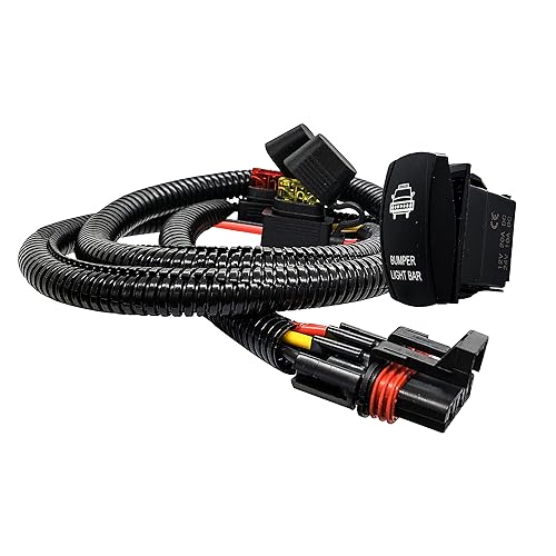 Miniatura 5 de Kit de cables de enchufe de barra de bus de potencia con interruptor basculante de encendidoapagado compatible con Polaris Pulse Power Busbar RZR